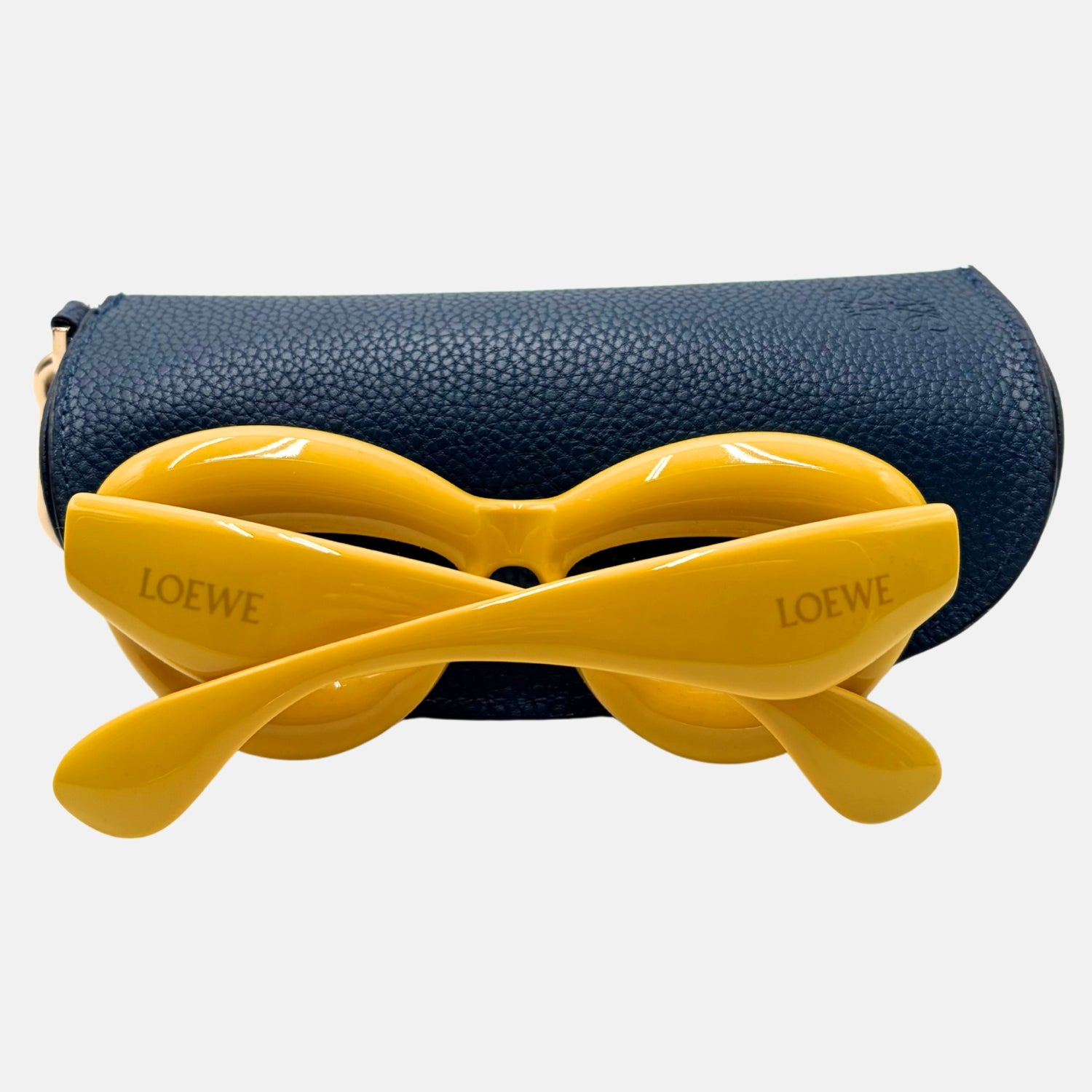 Sculptural Sunglasses Yellow