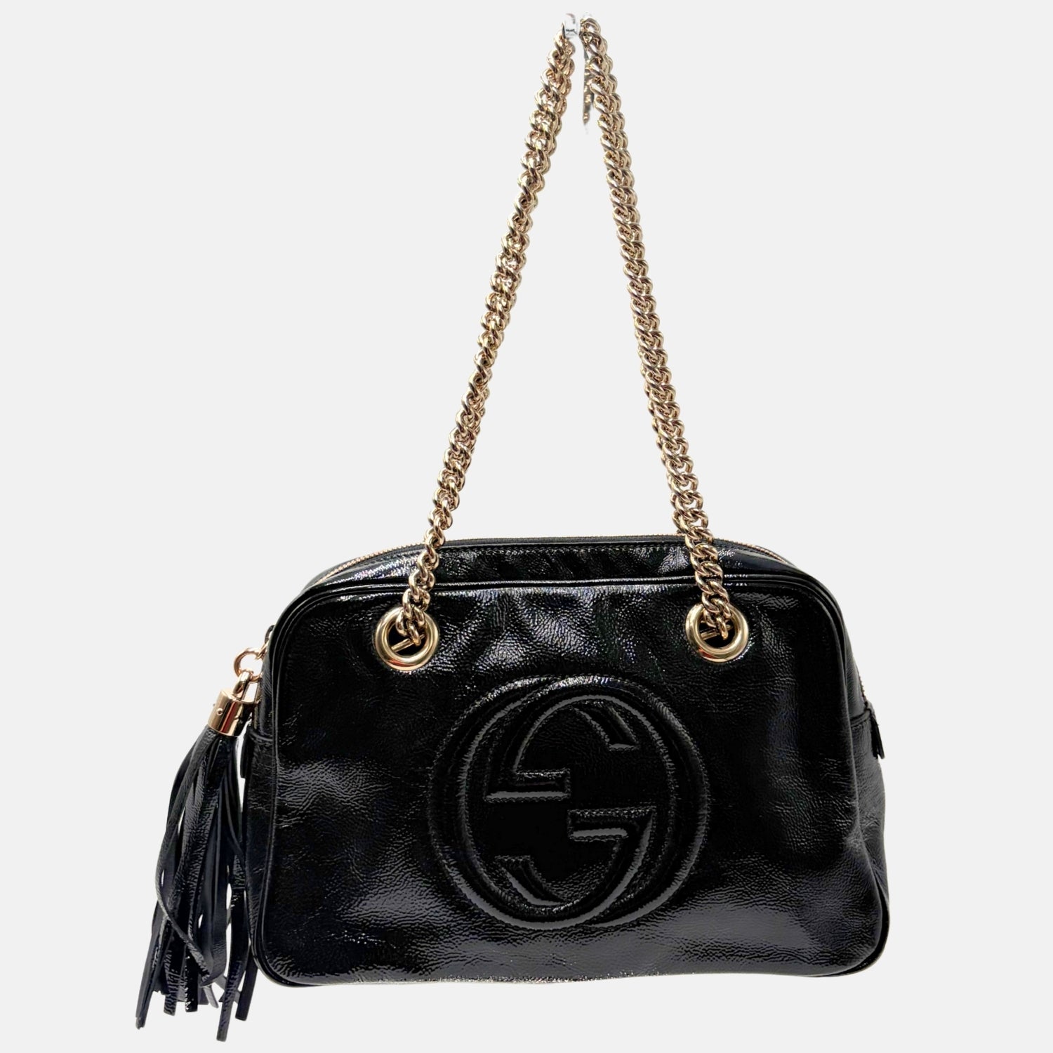 Soho Disco Bag Patent Black
