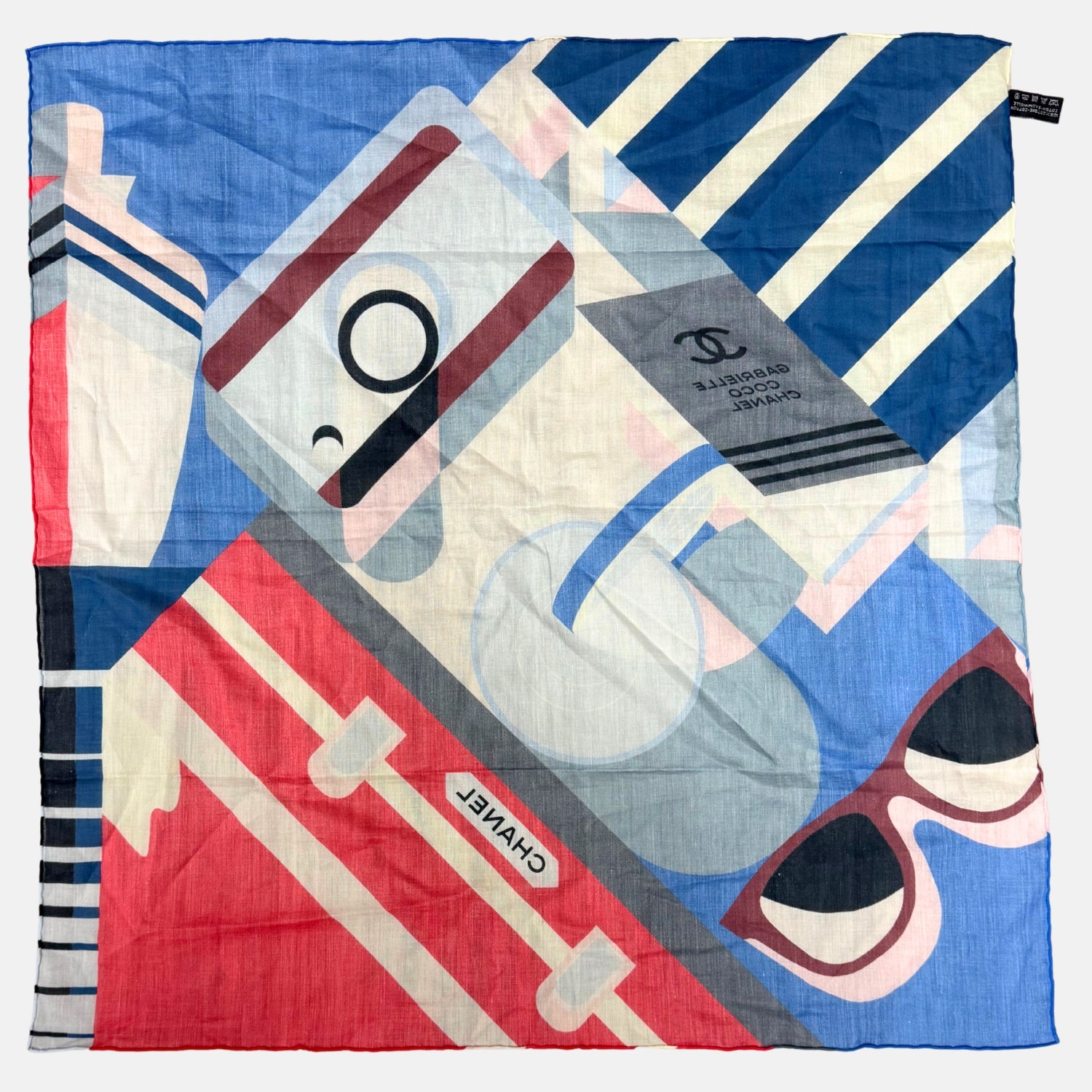 Scarf Multicolor Graphic Accessories Silk Small