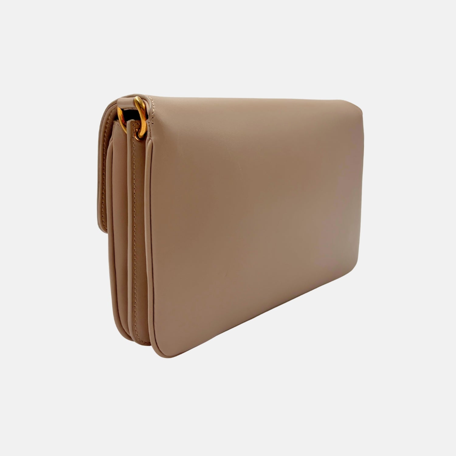 Le Maillon Tan Smooth Calfskin Shoulder Bag