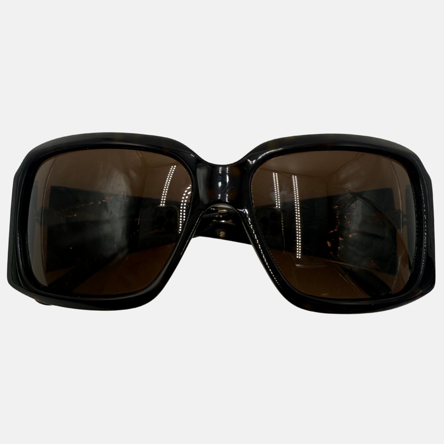 Jimmy Choo Sunglasses Black and Brown Snakeskin
