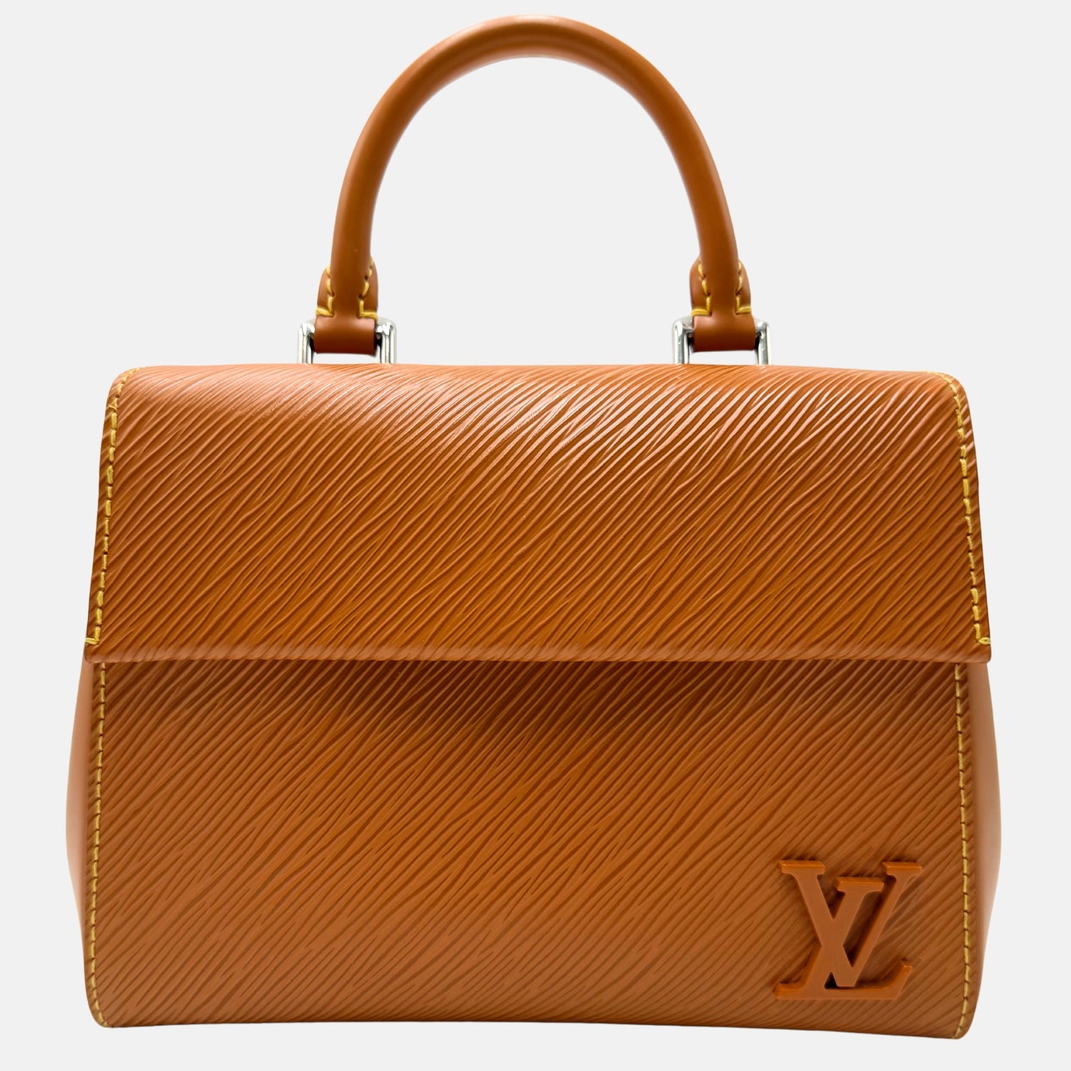 Cluny BB Top Handle Bag Honey Epi Leather