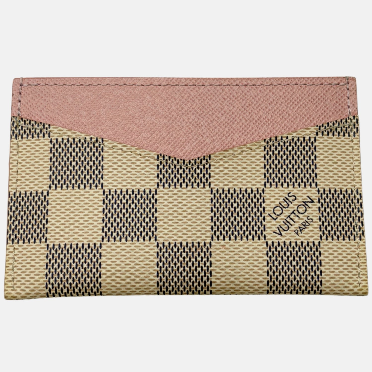 Card Holder Damier Azur Rose Ballerine Canvas