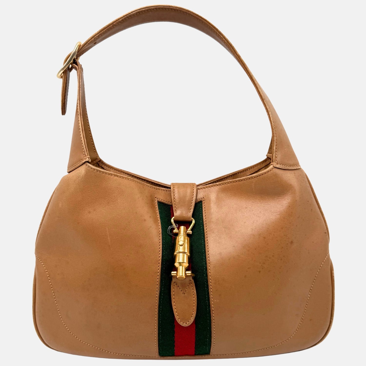 Jackie Hobo Bag Camel Leather