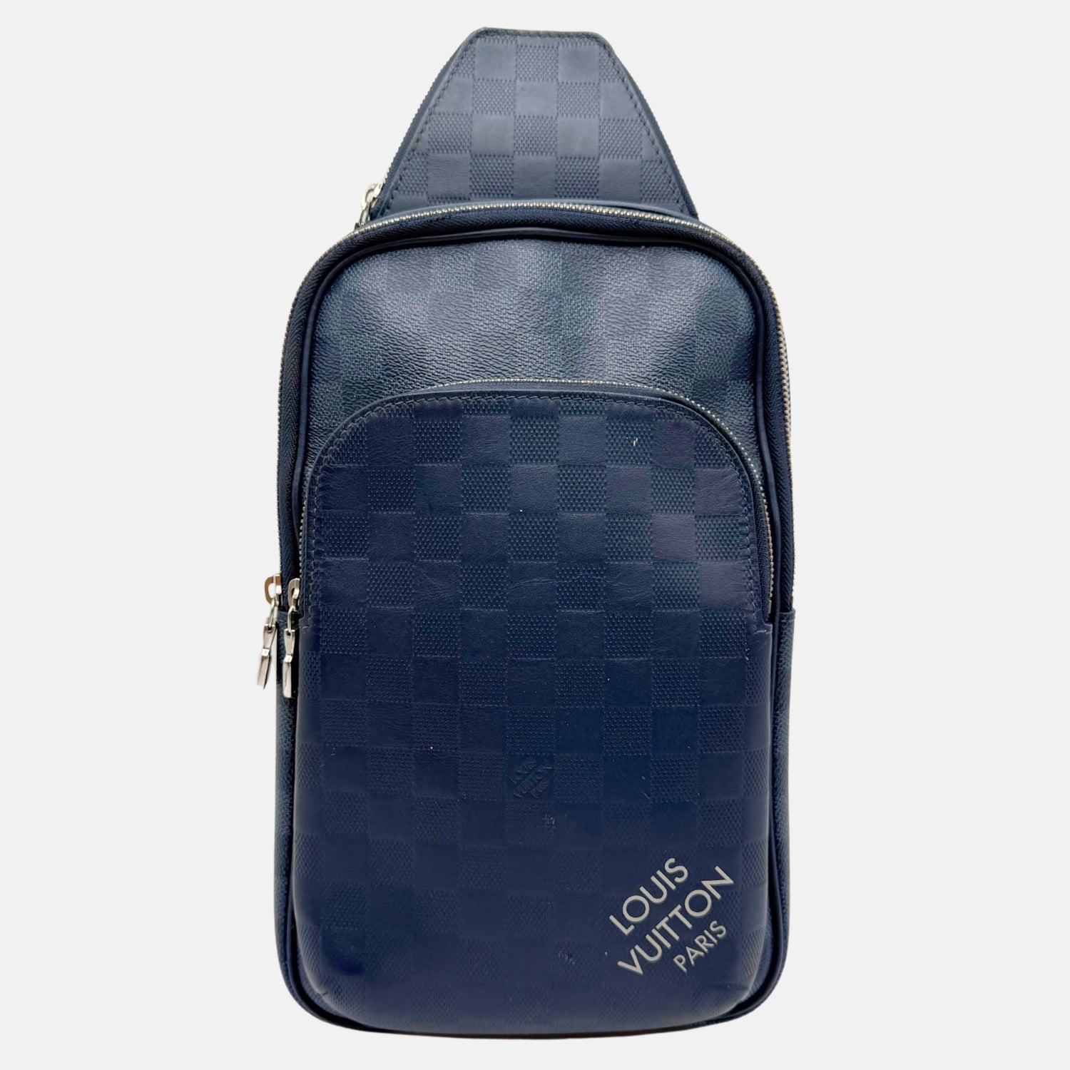 Louis Vuitton Avenue Slingbag Blue Damier