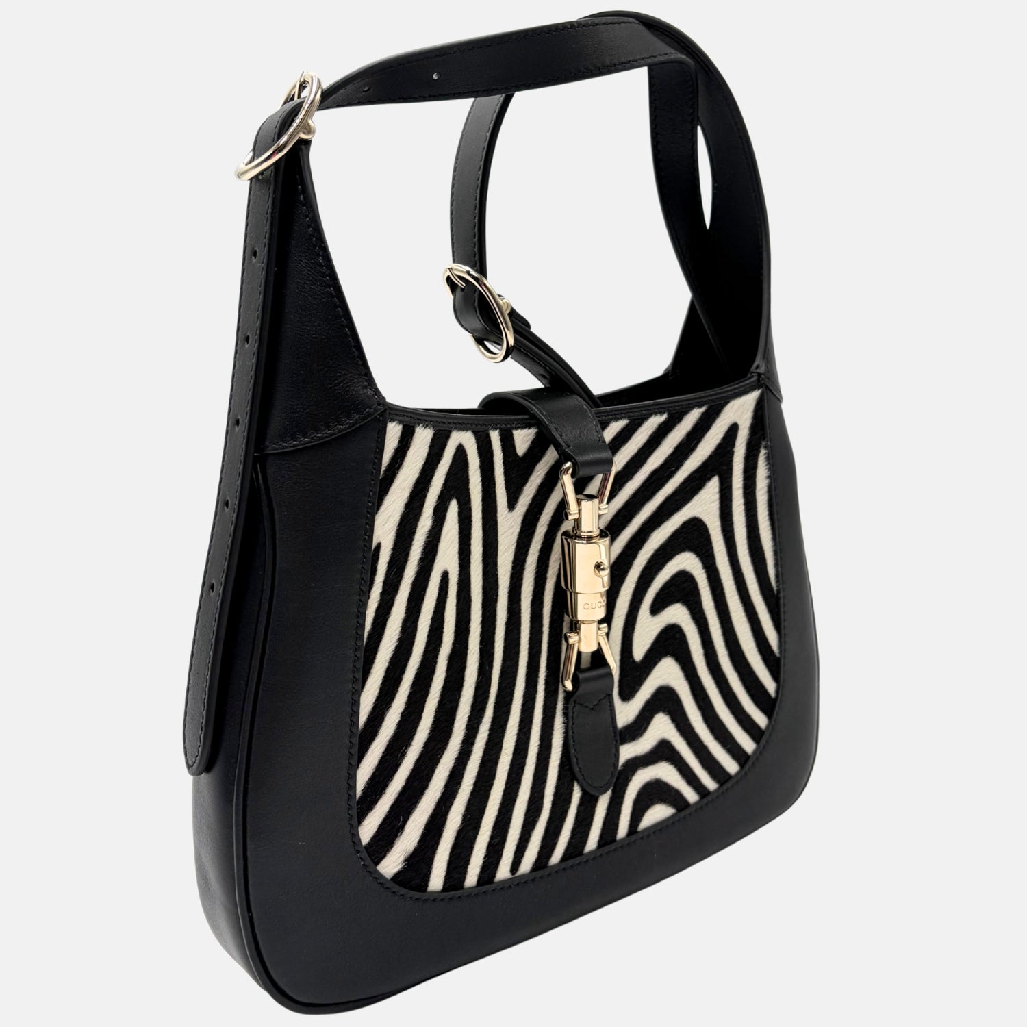 Jackie 1961 Zebra Horsehair Shoulder Bag