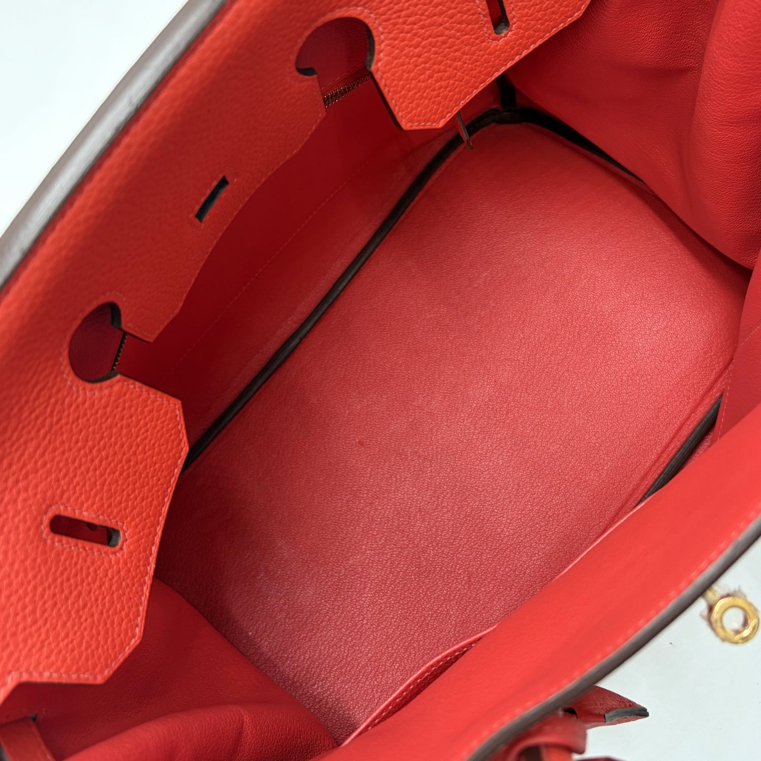 Birkin 35 Tangerine Togo