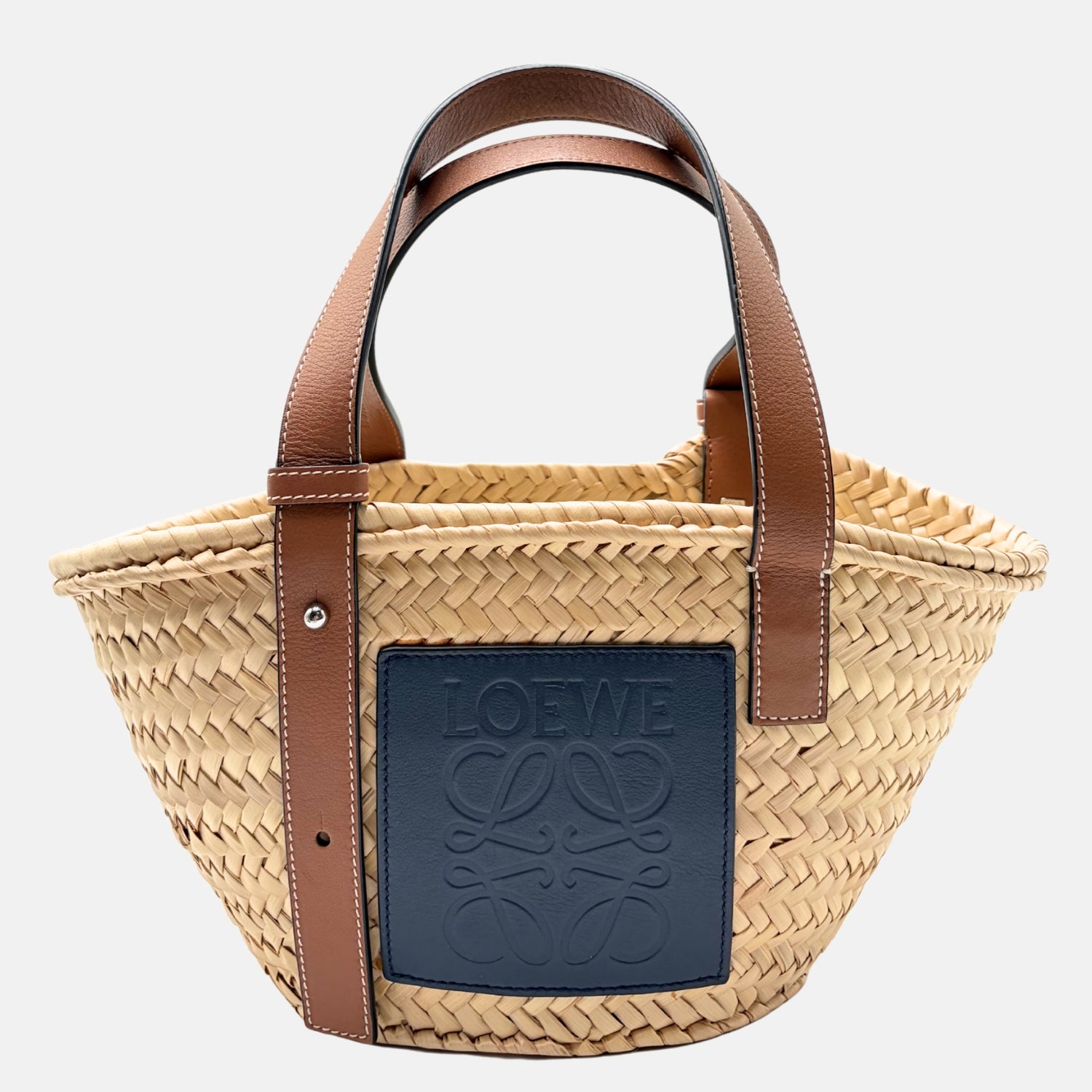 Beach Basket Bag Natural Small
