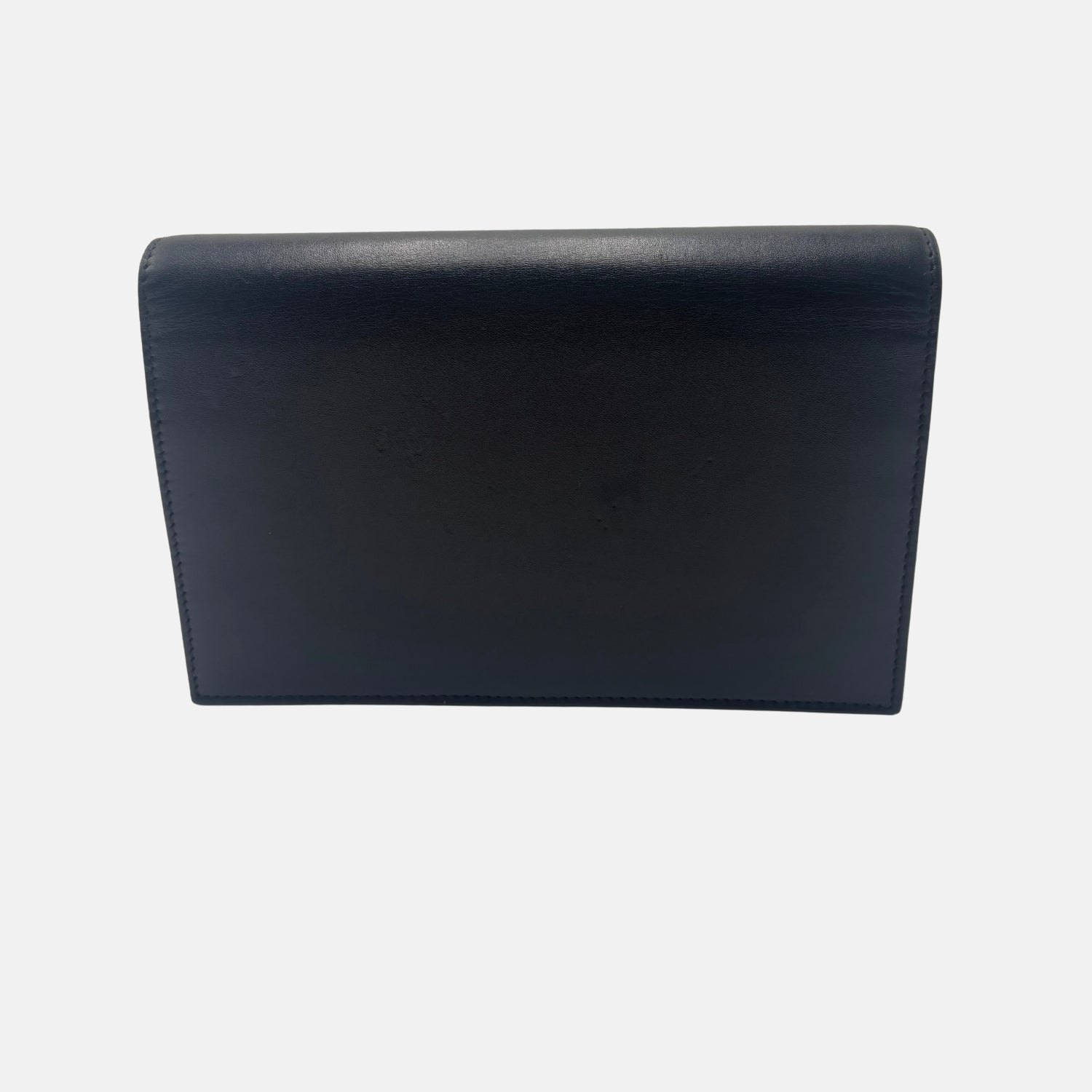 Kate Tassel Chain Bag Black Smooth Leather