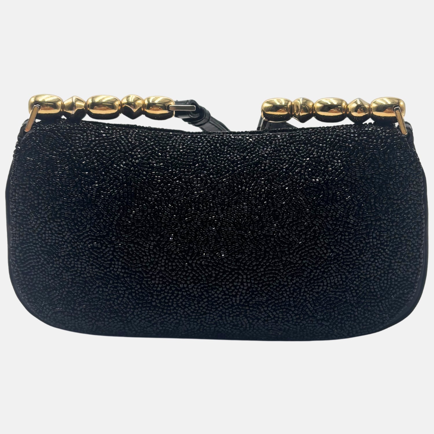 Malice Bag Black Beaded