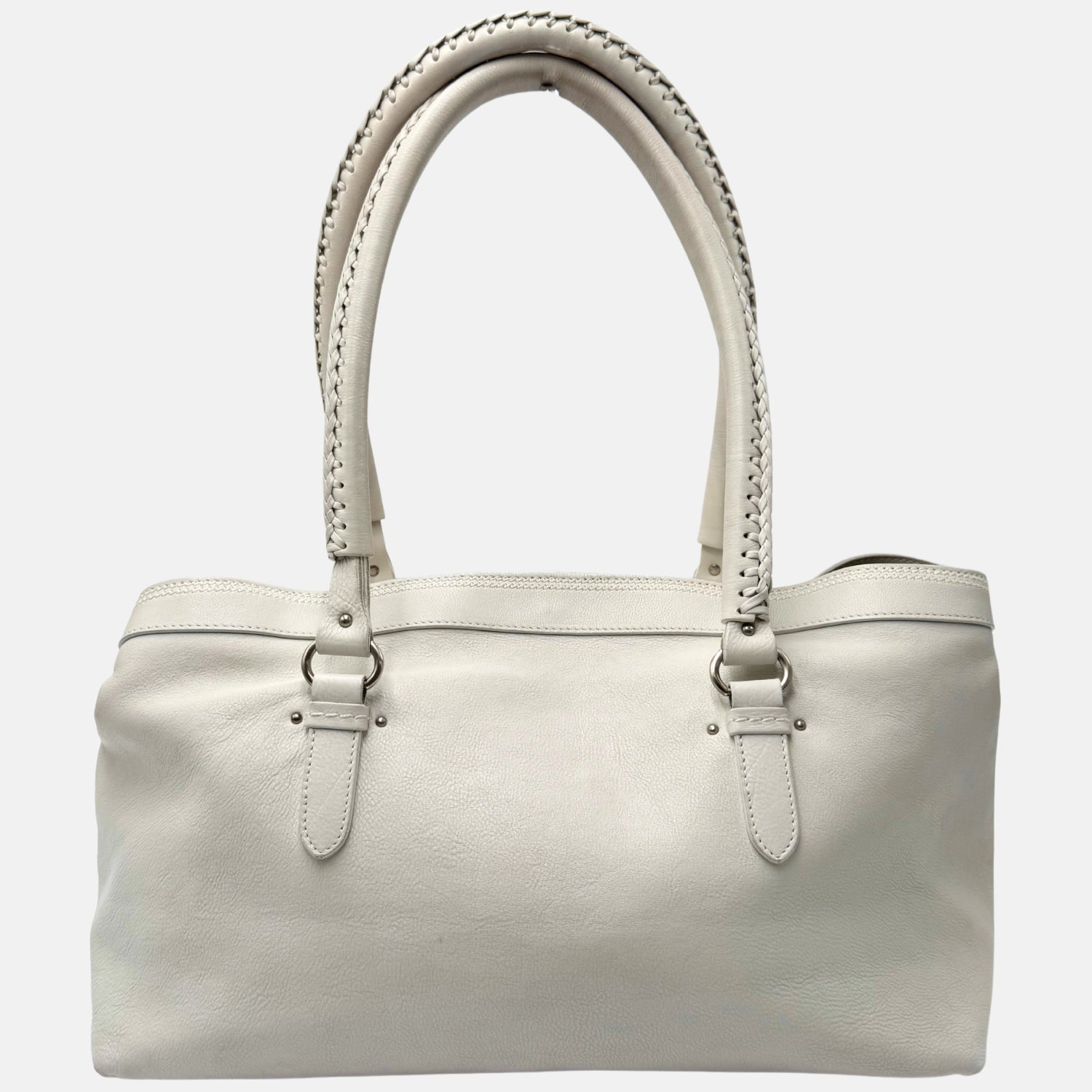 My Dior Satchel White Leather