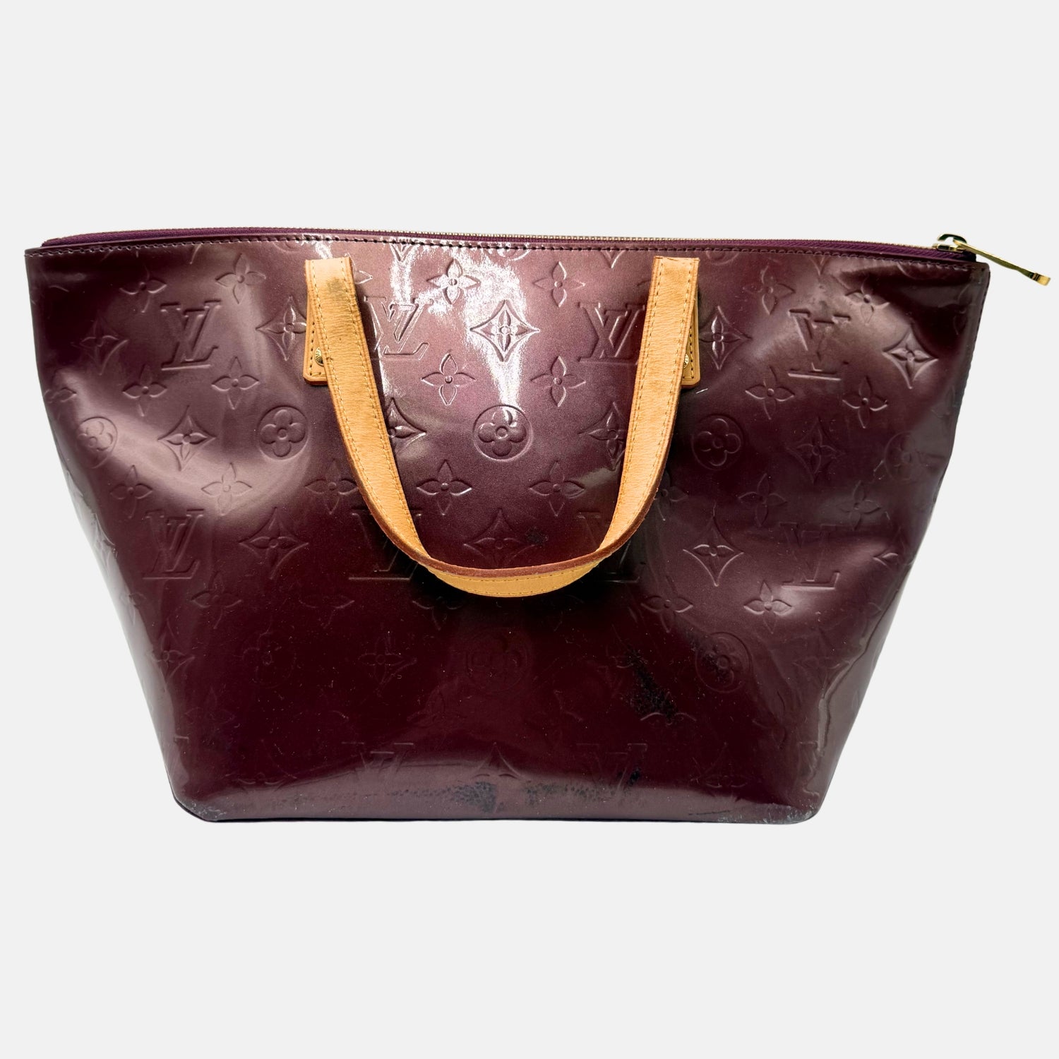Bellevue Tote Amarante Monogram Vernis