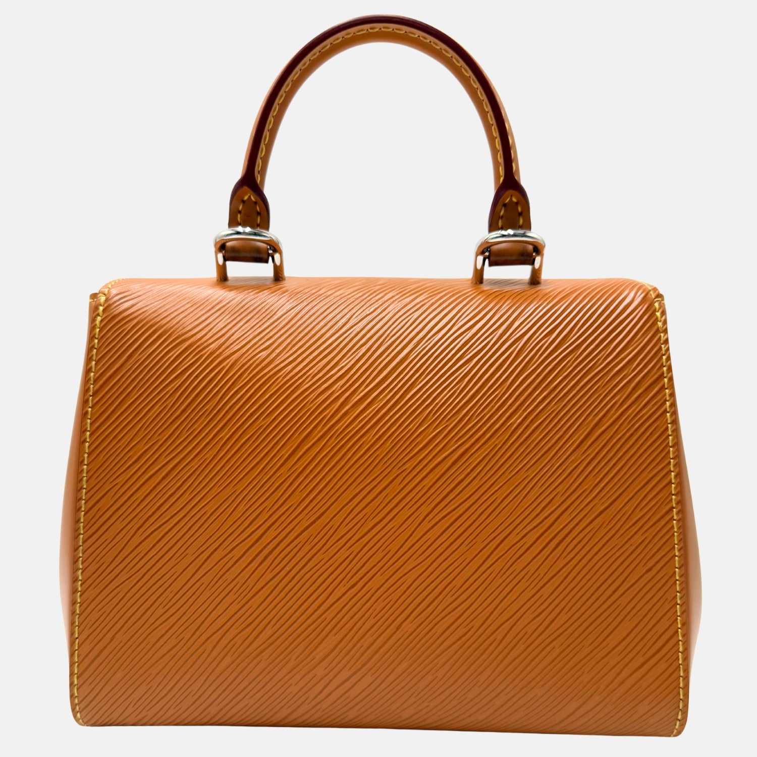 Cluny BB Top Handle Bag Honey Epi Leather