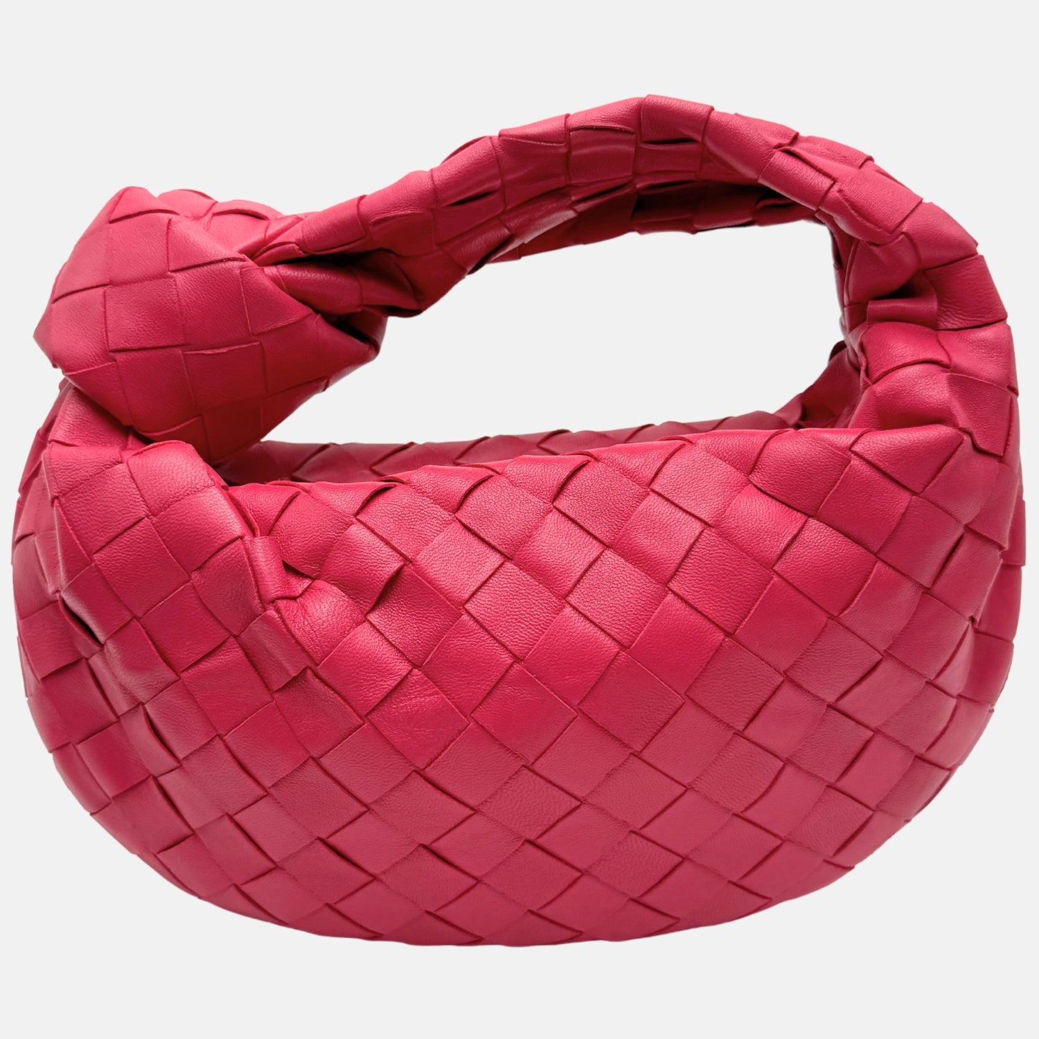 Jodie Bag Pink Intrecciato Leather Mini