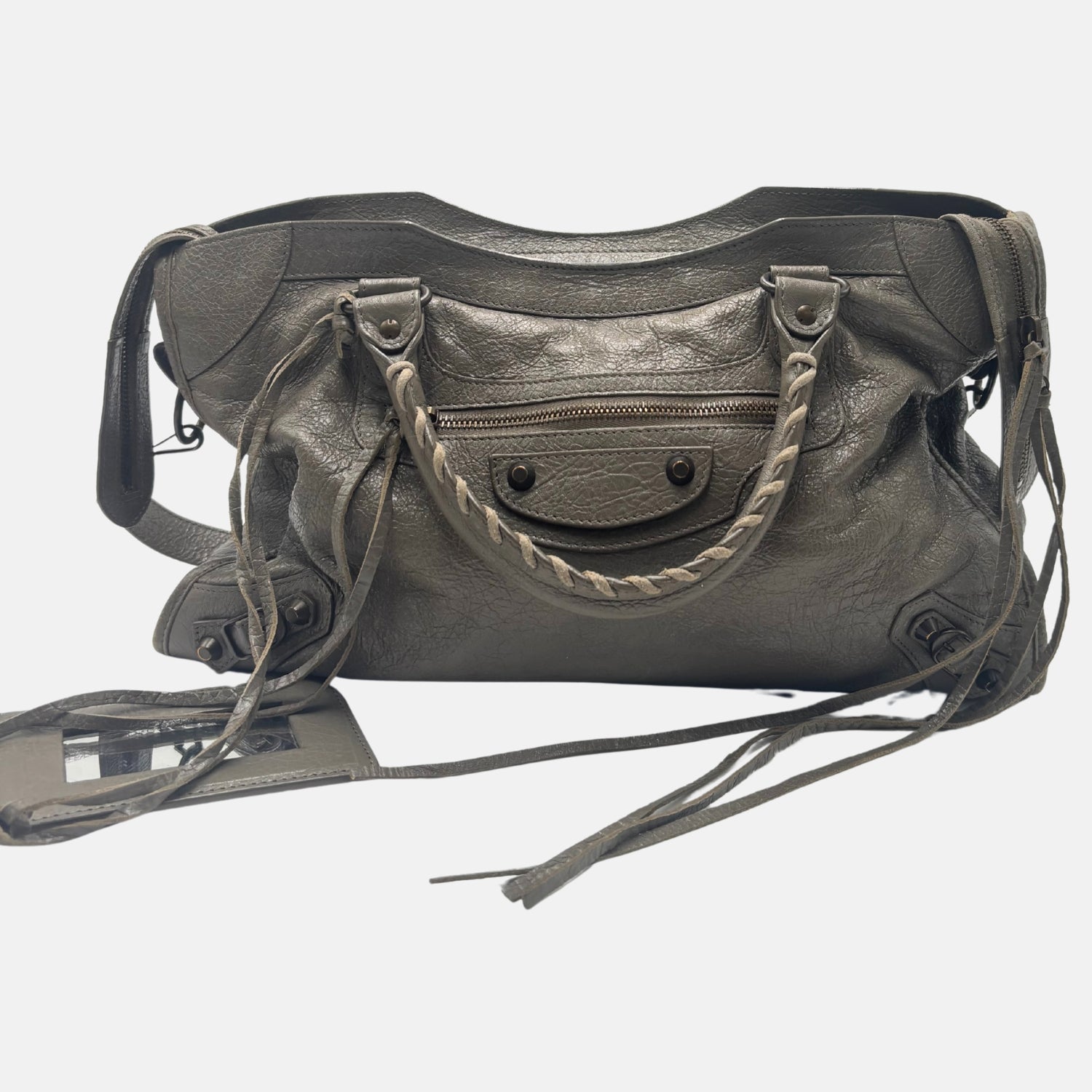 City Bag Pyrite Leather