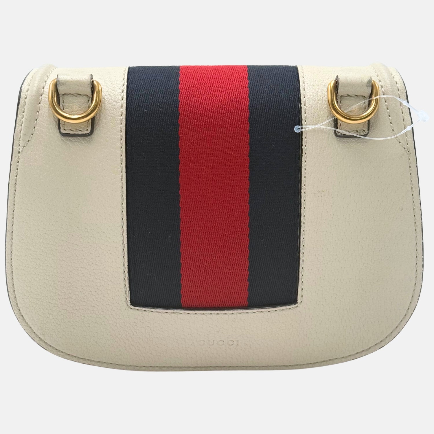 Linea Totem Butterfly Bag White Leather Small