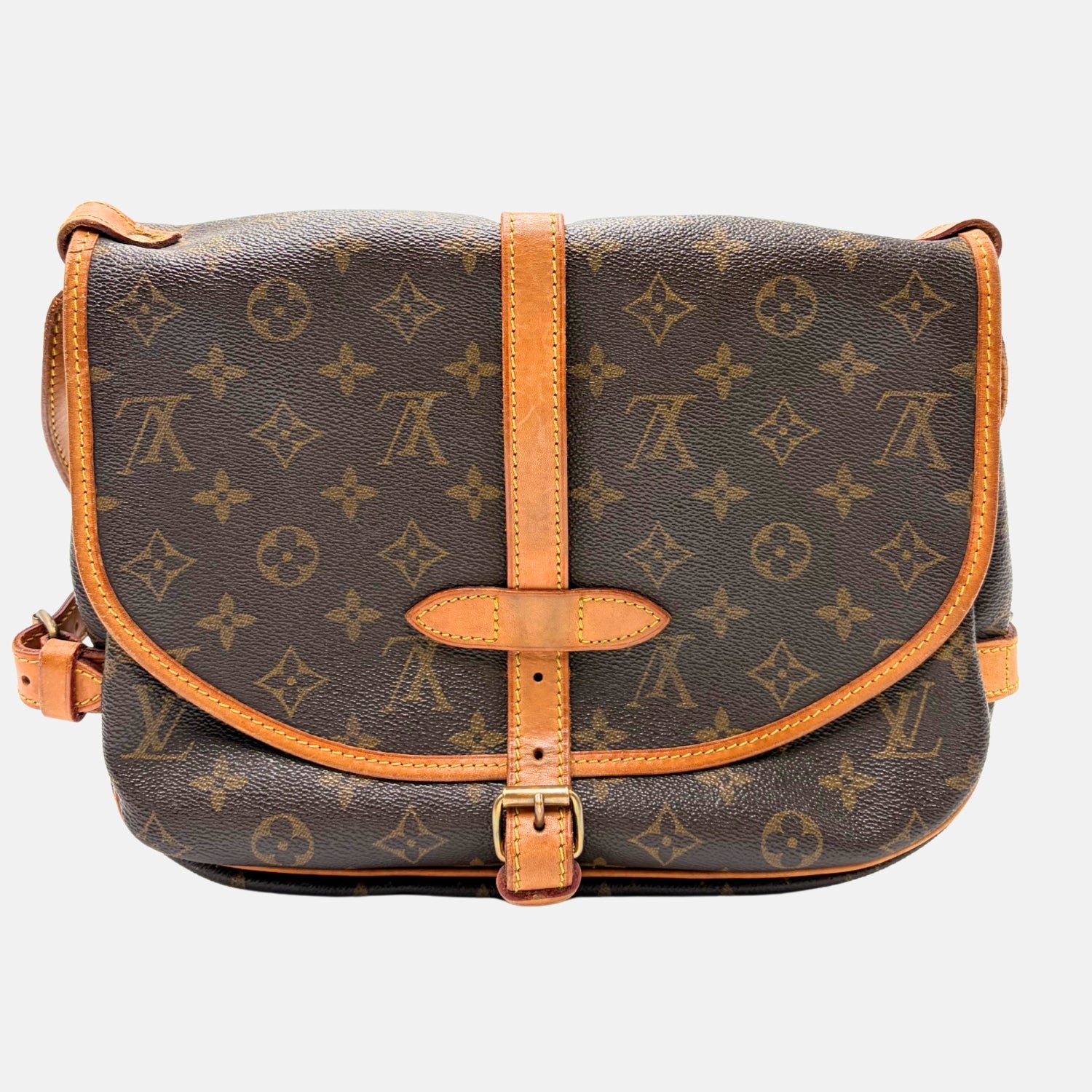 Saumur 30 Monogram Canvas Crossbody Bag