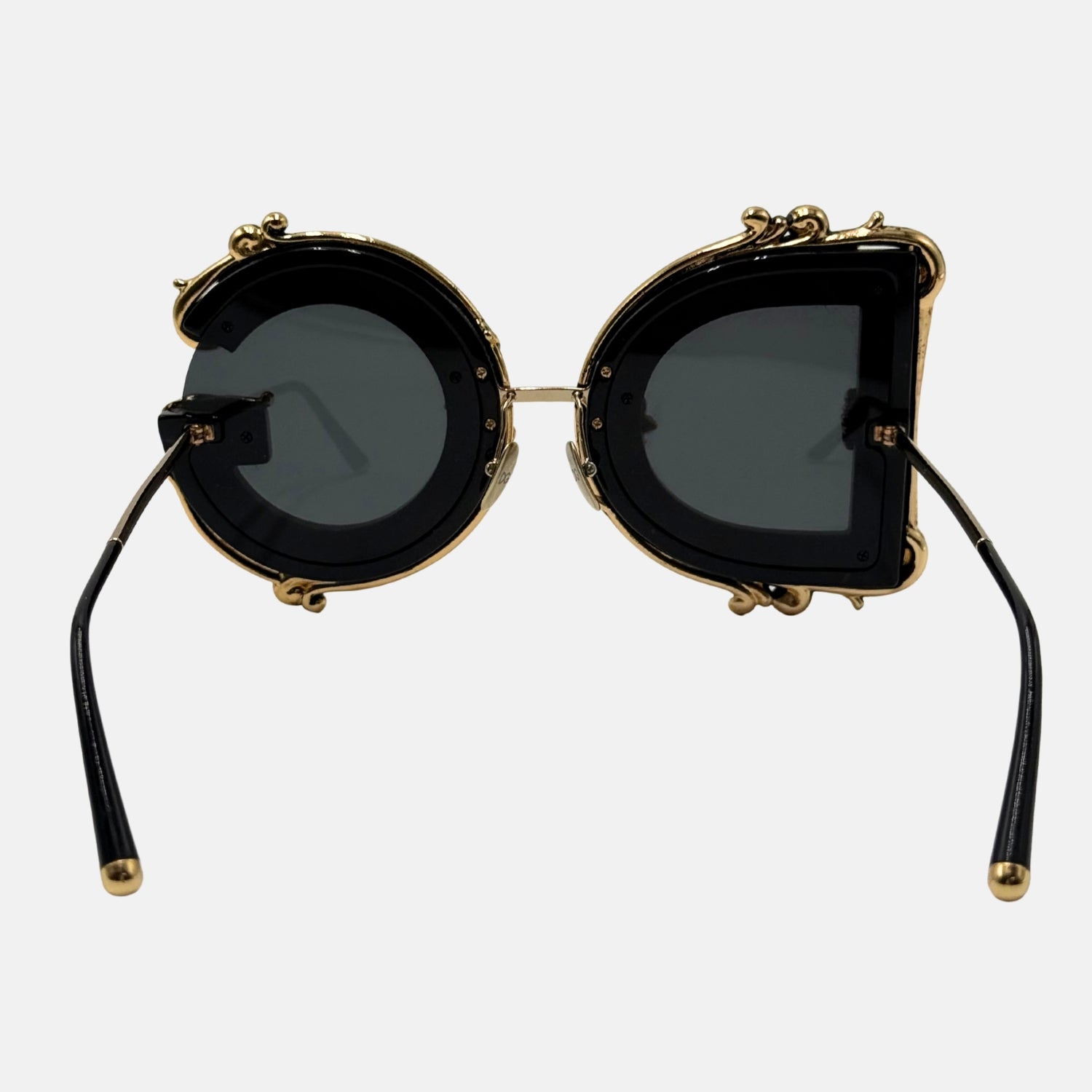 Baroque DG Sunglasses Gold Black