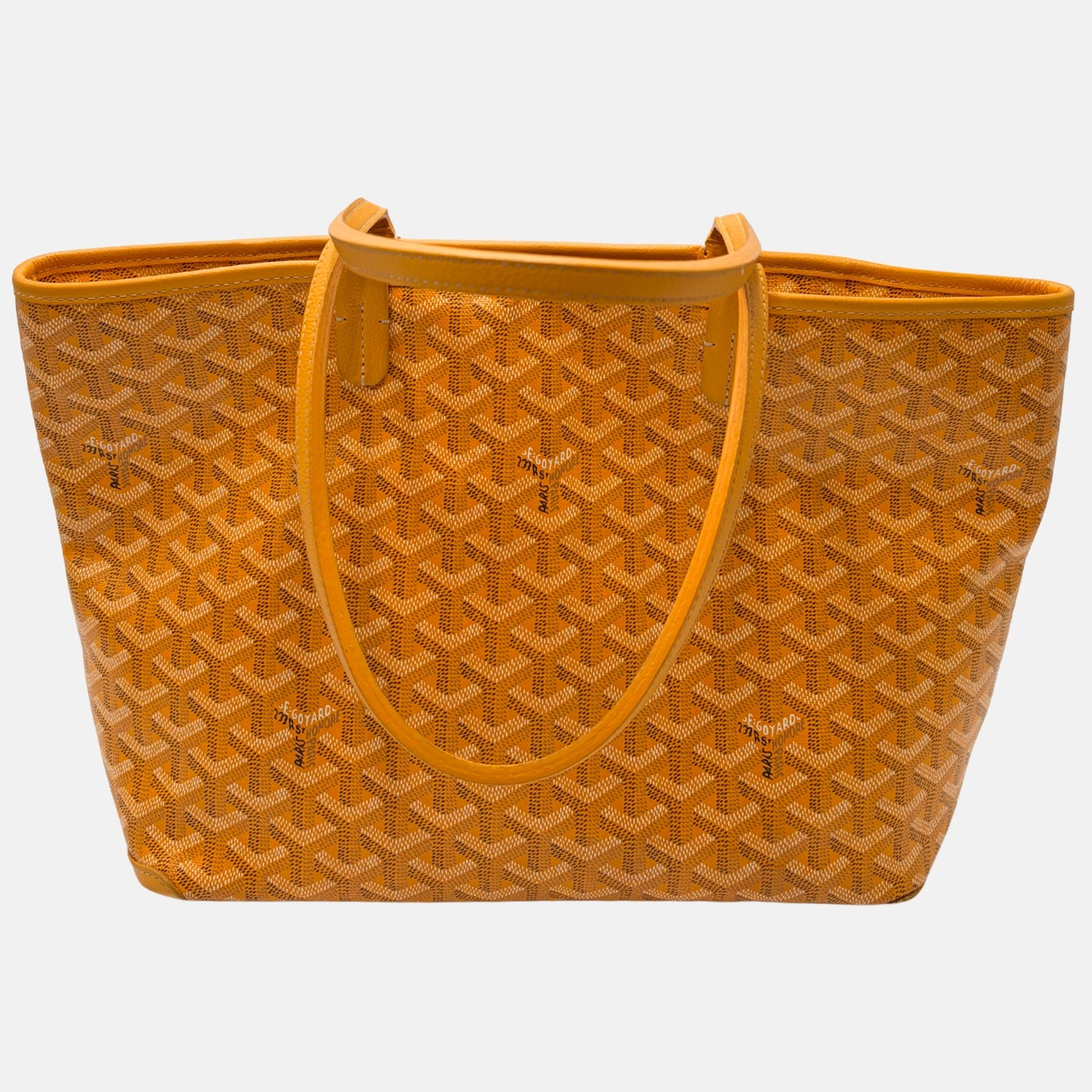 Artois PM Tote Yellow Goyardine Canvas