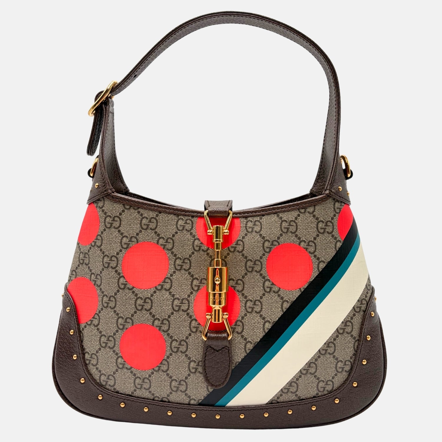 GUCCI Jackie 1961 Polka Dot Shoulder Bag GUCCI Jackie 1961 Polka Dot Shoulder Bag