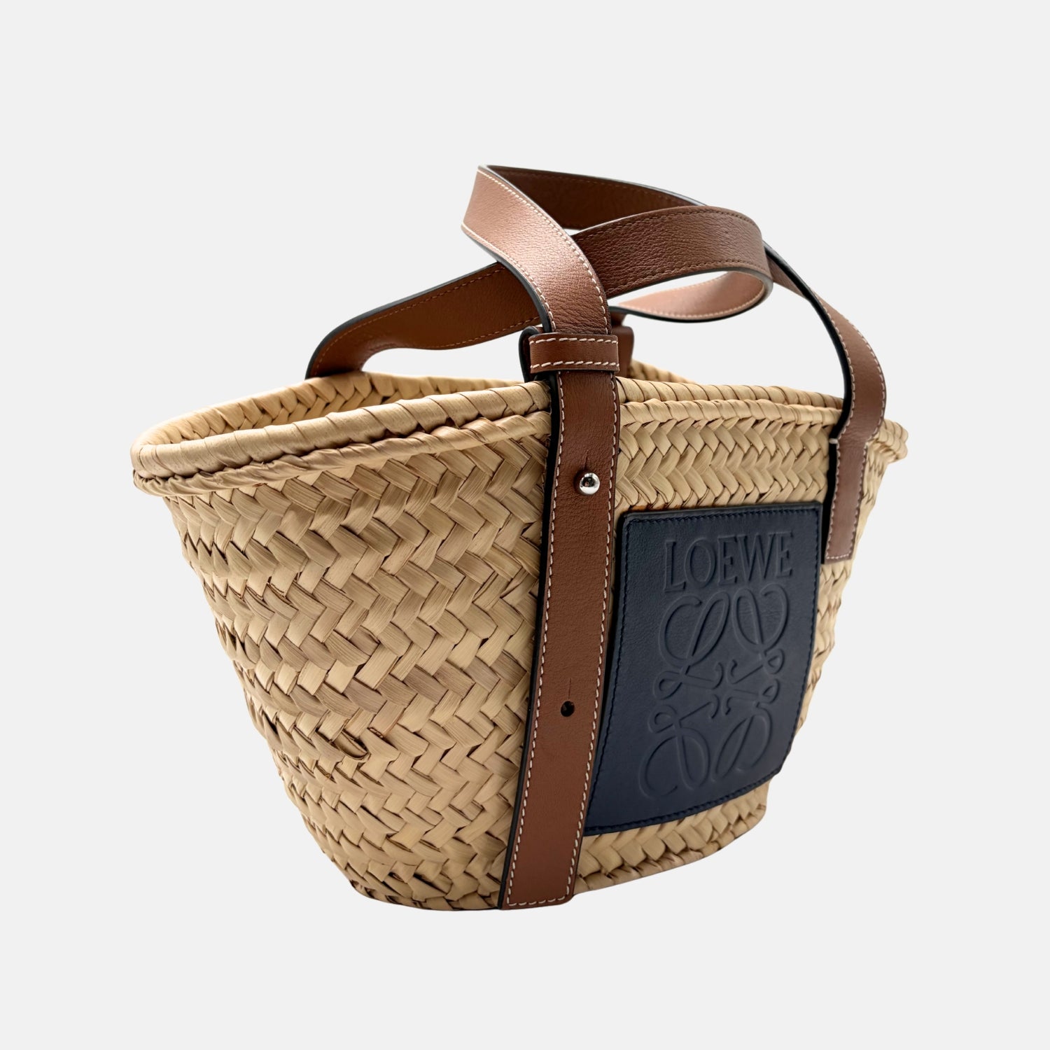 Beach Basket Bag Natural Small