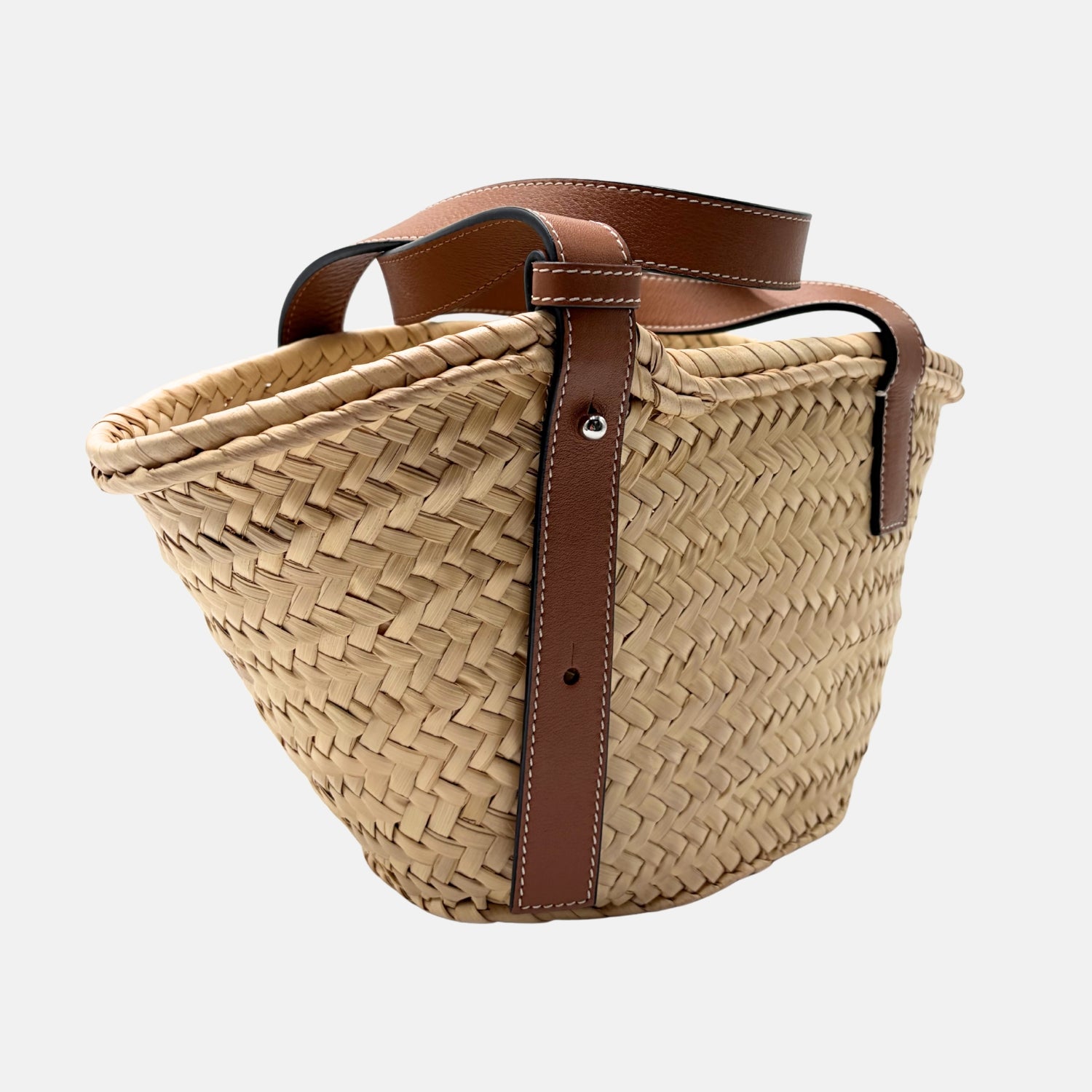 Beach Basket Bag Natural Small