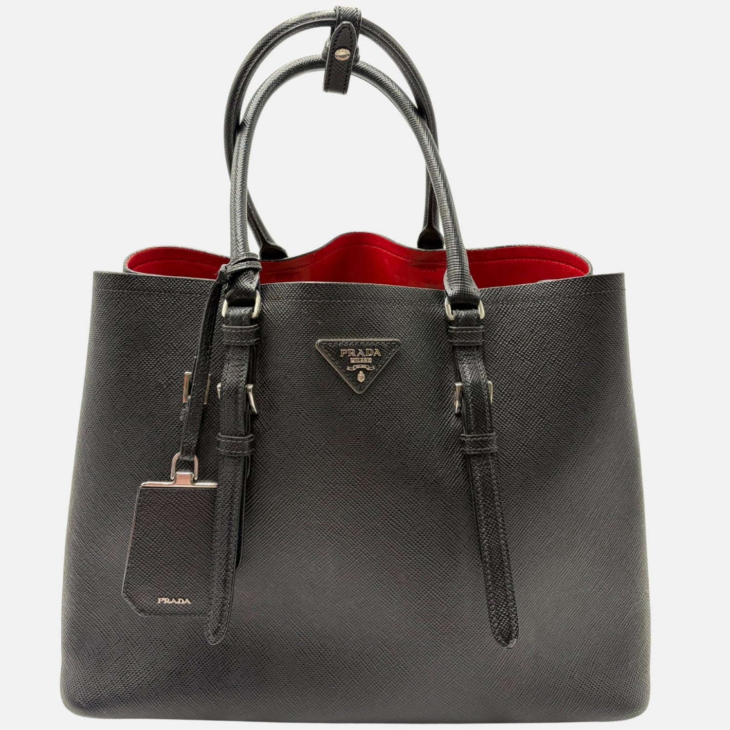 Saffiano Tote Black Leather