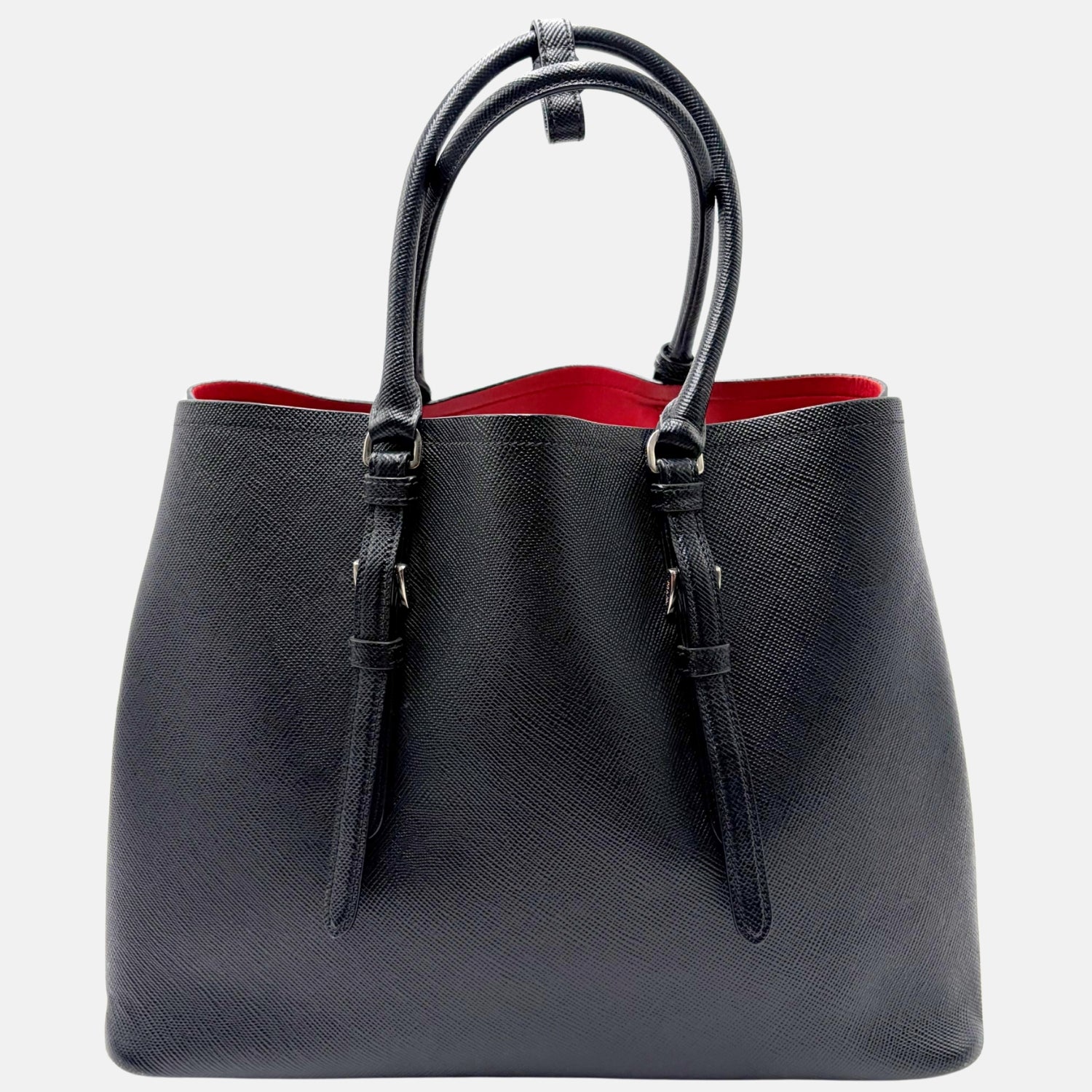 Saffiano Tote Black Leather