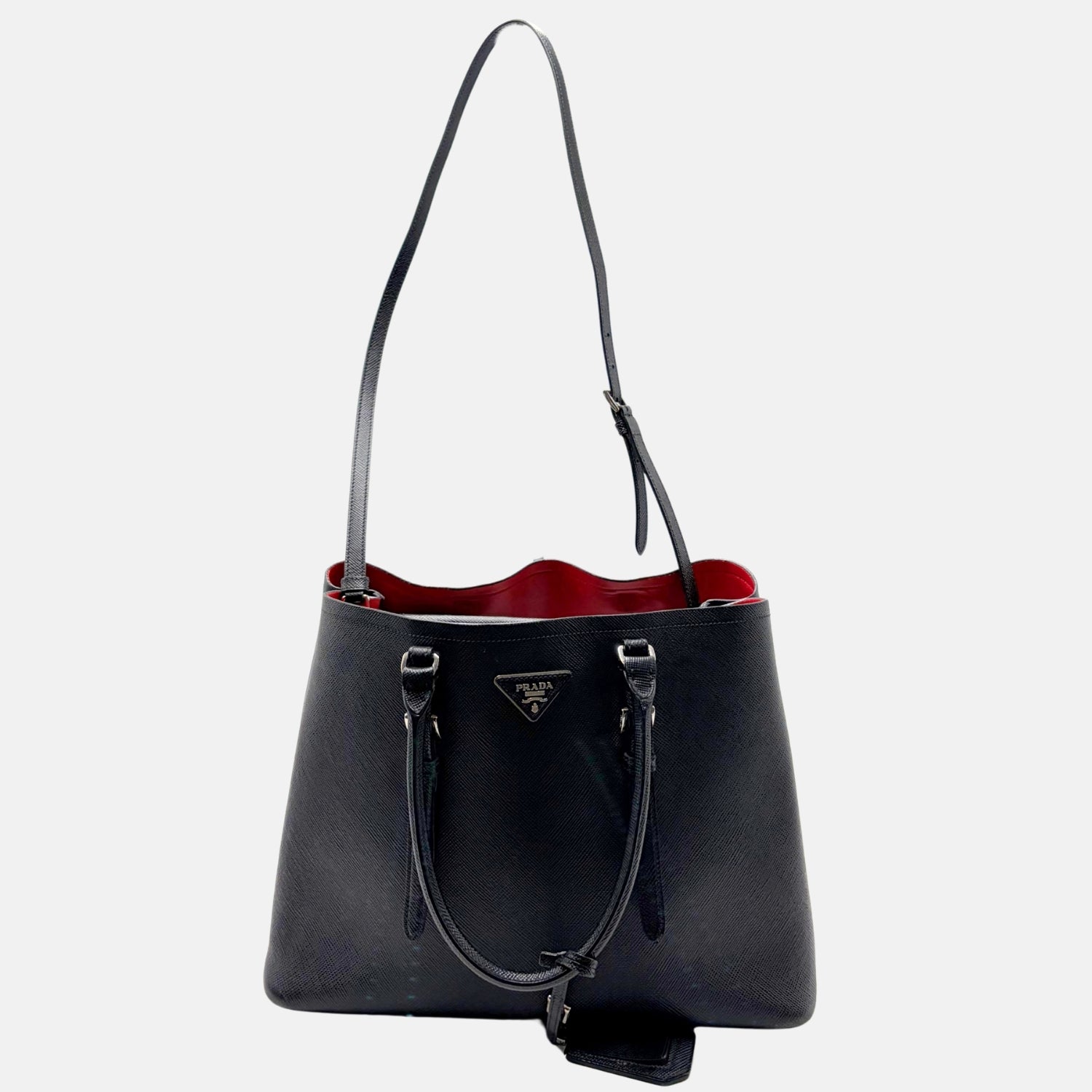Saffiano Tote Black Leather