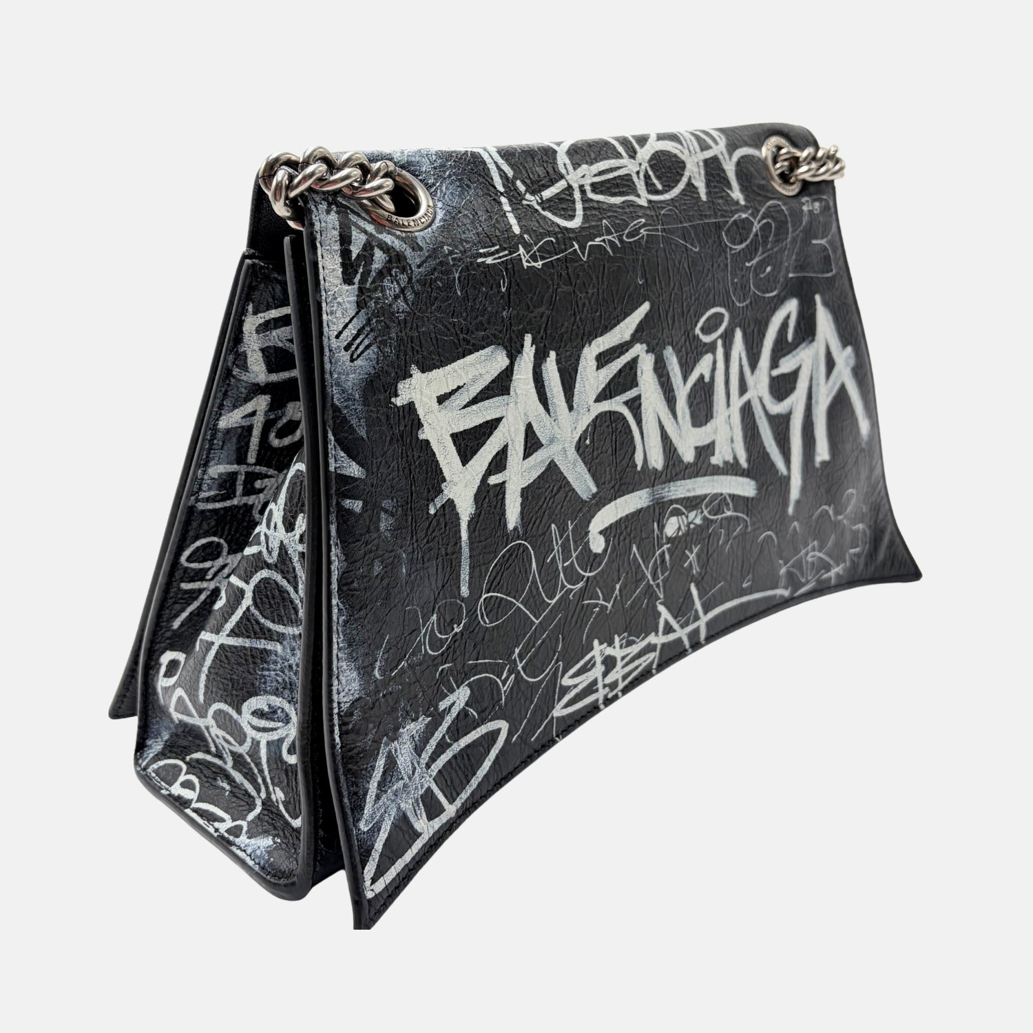 Agneau Arena Black Graffiti Crush Chain Medium