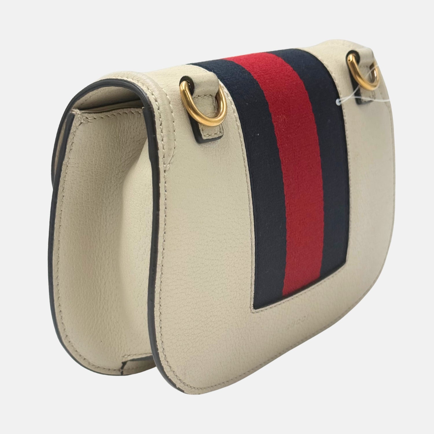 Linea Totem Butterfly Bag White Leather Small