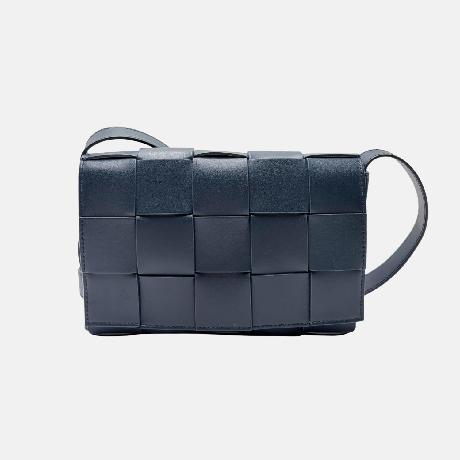 Bottega Veneta Cassette Crossbody Blue