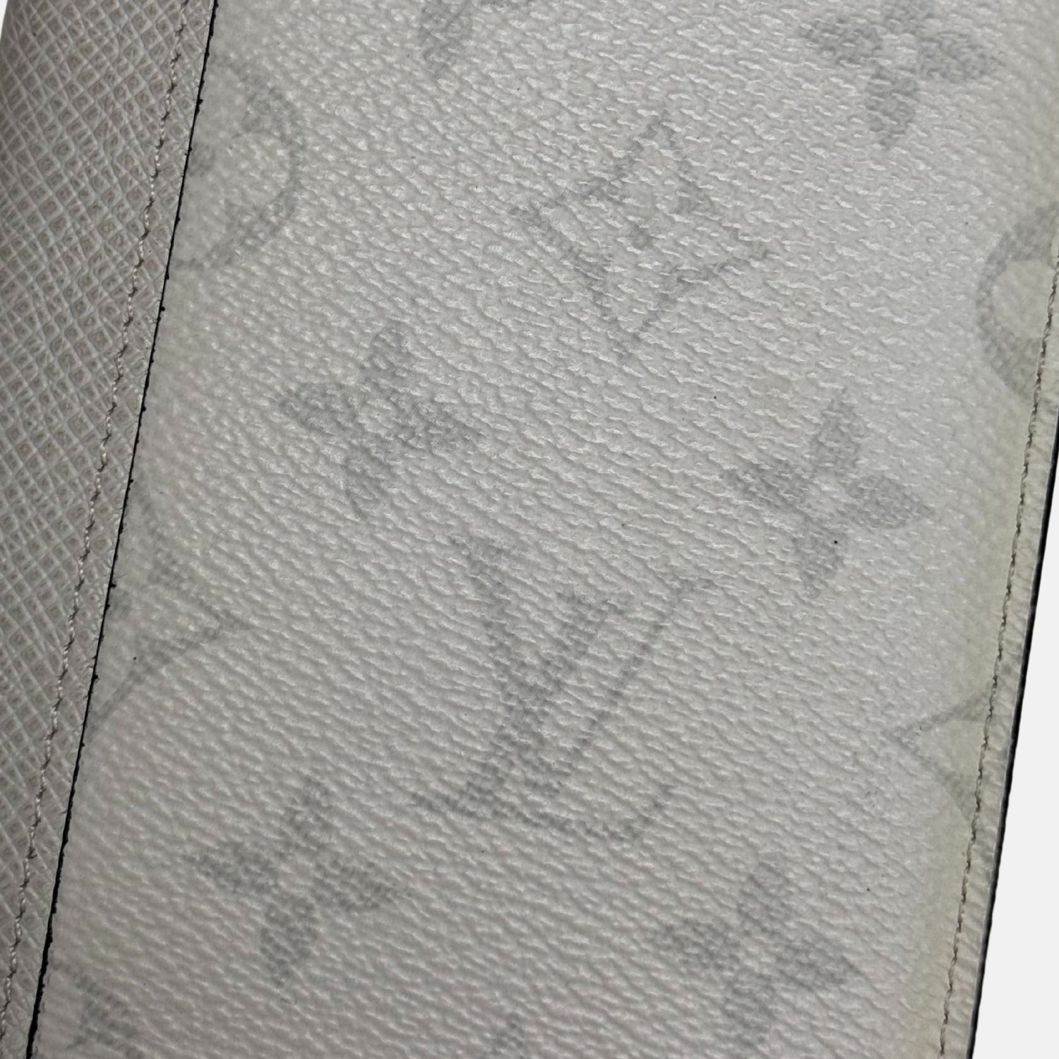 Monogram Wallet Grey Leather