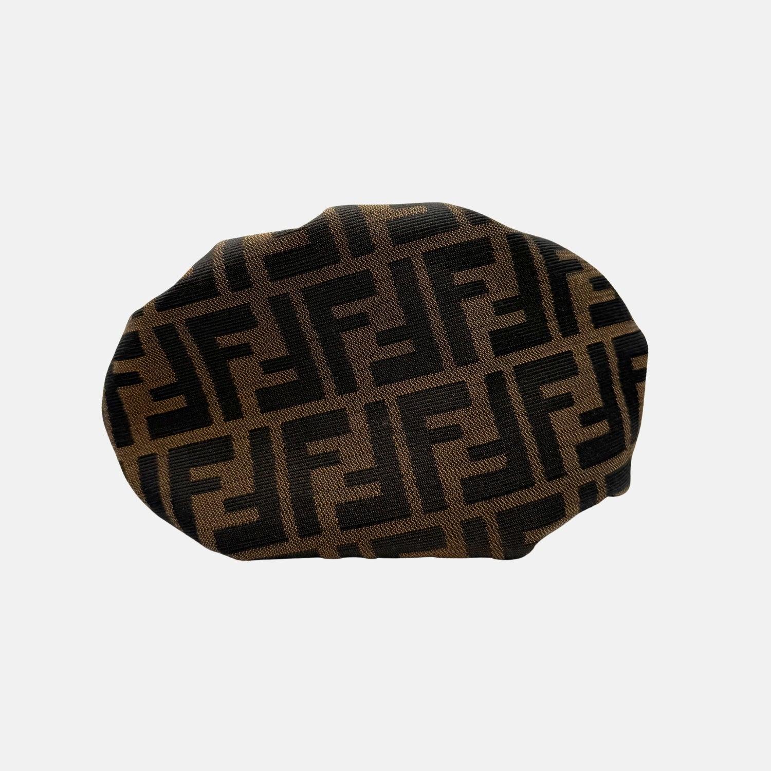 Chef Shoulder Bag Brown Zucca Canvas