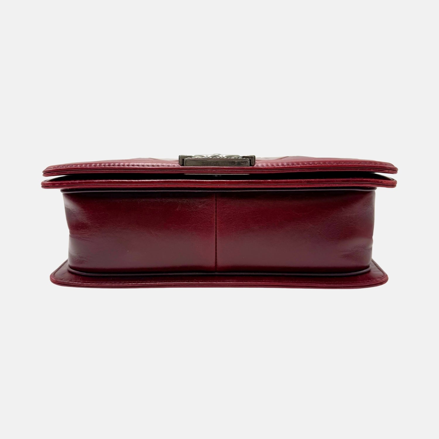 Boy Bag Burgundy Lambskin Medium