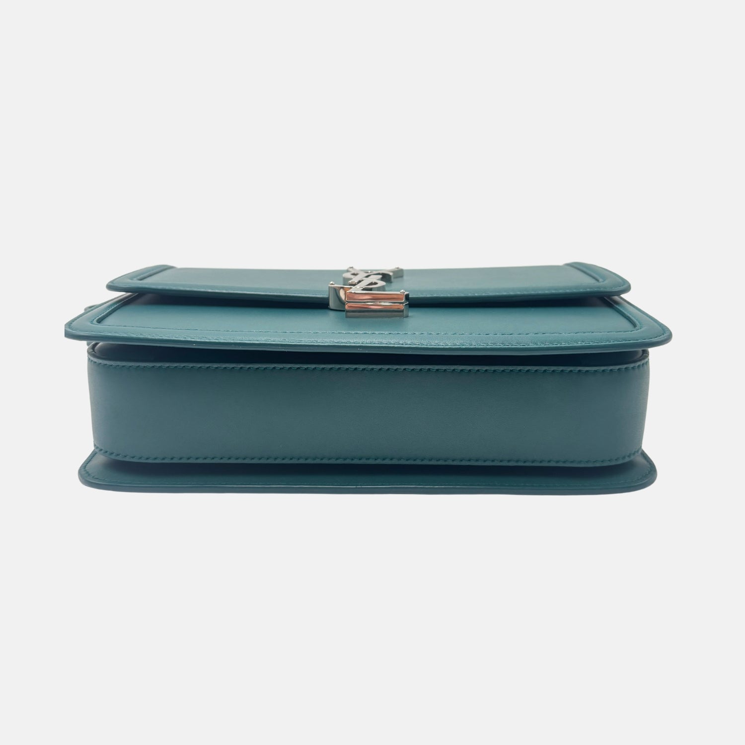 Solferino Satchel Bag Teal Smooth Leather