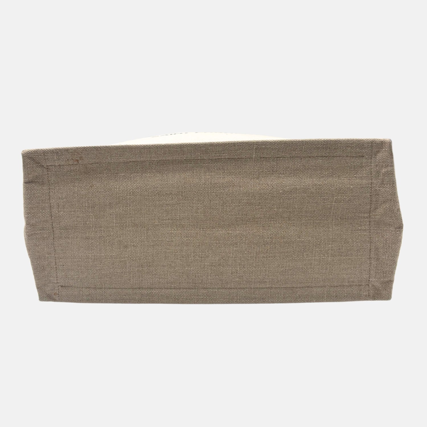 Rive Gauche Tote Bag Beige Canvas and Leather