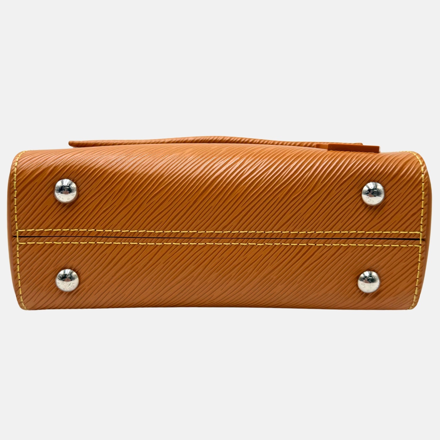 Cluny BB Top Handle Bag Honey Epi Leather