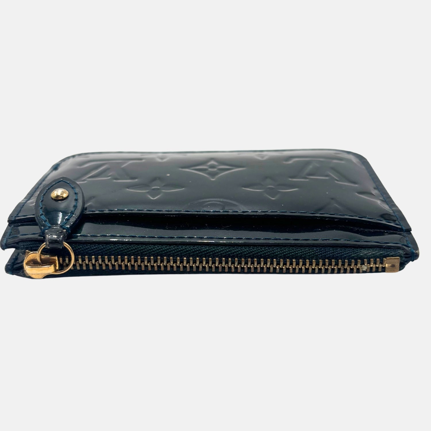 Key Pouch Green Patent Vernis Leather