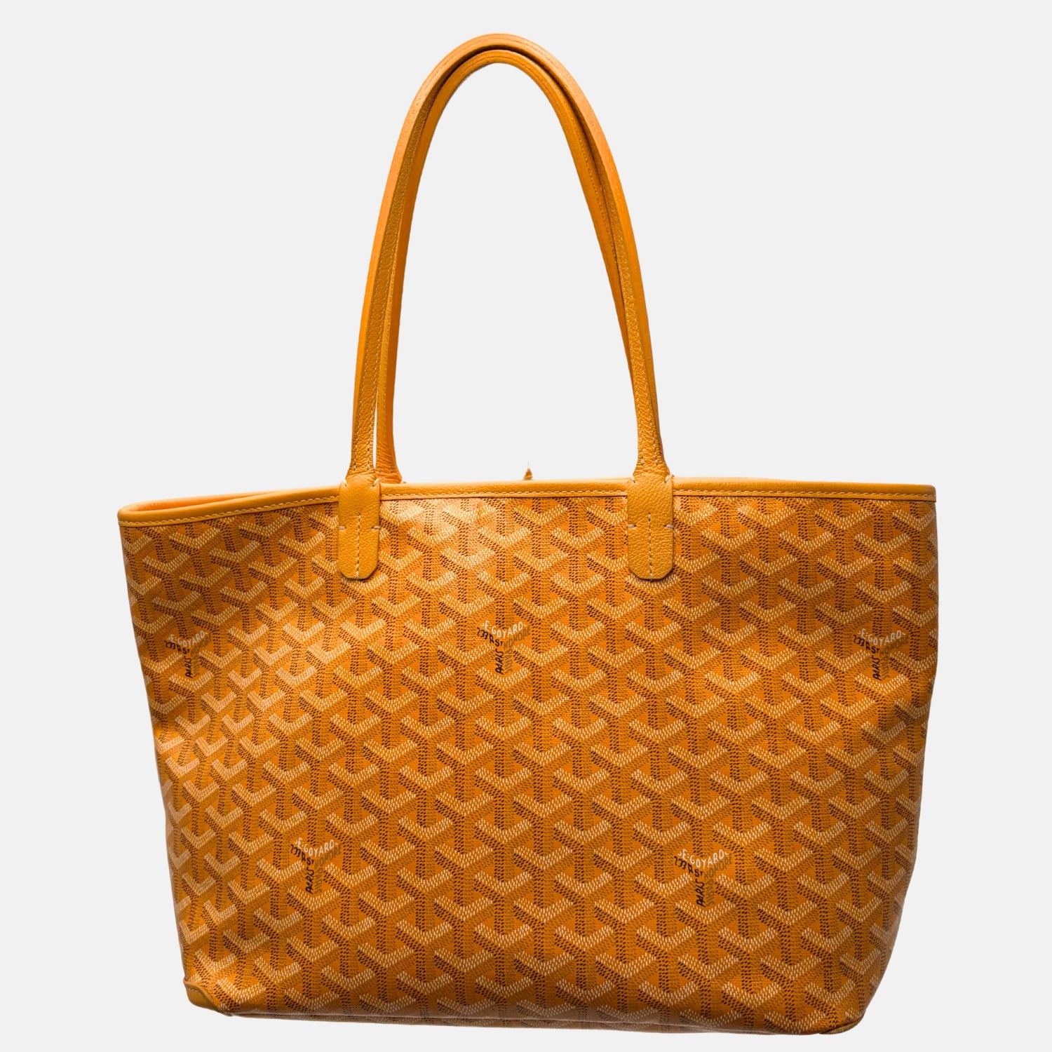 Artois PM Tote Yellow Goyardine Canvas