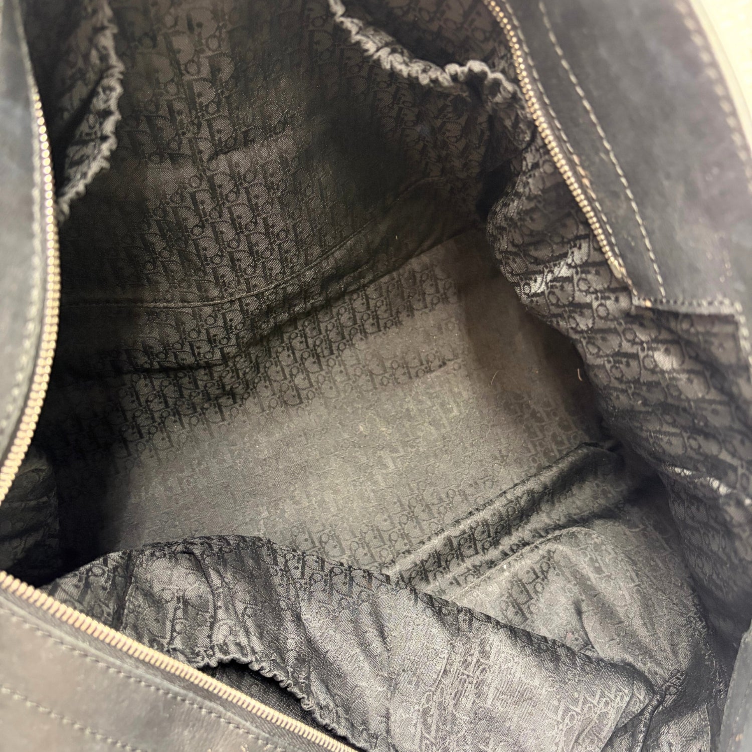 Cannage Tote Bag Black Nylon