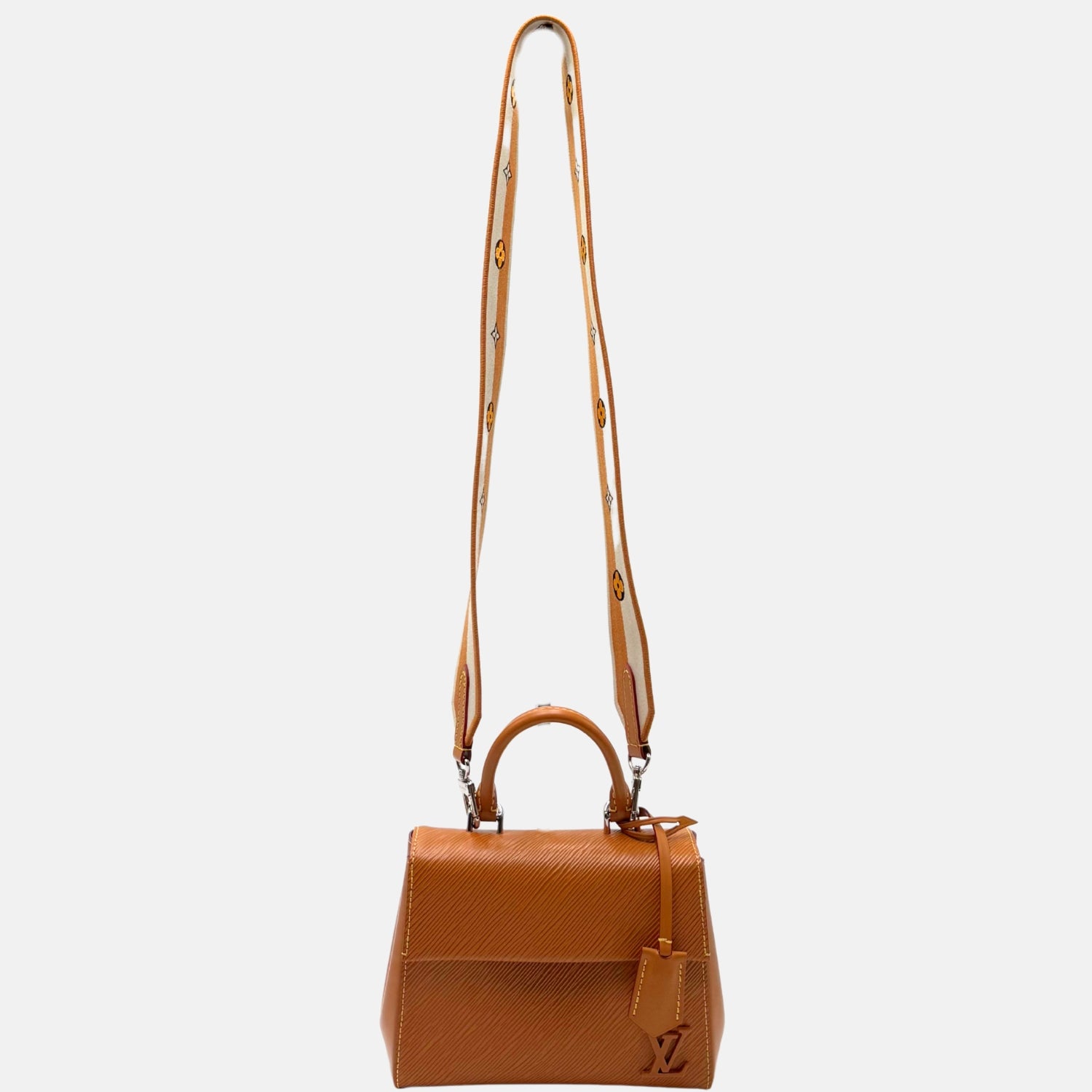 Cluny BB Top Handle Bag Honey Epi Leather