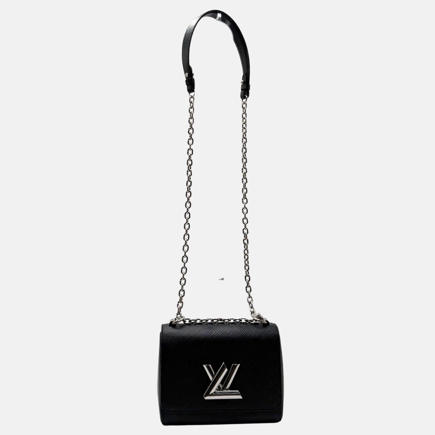 Twist MM Black Epi Leather