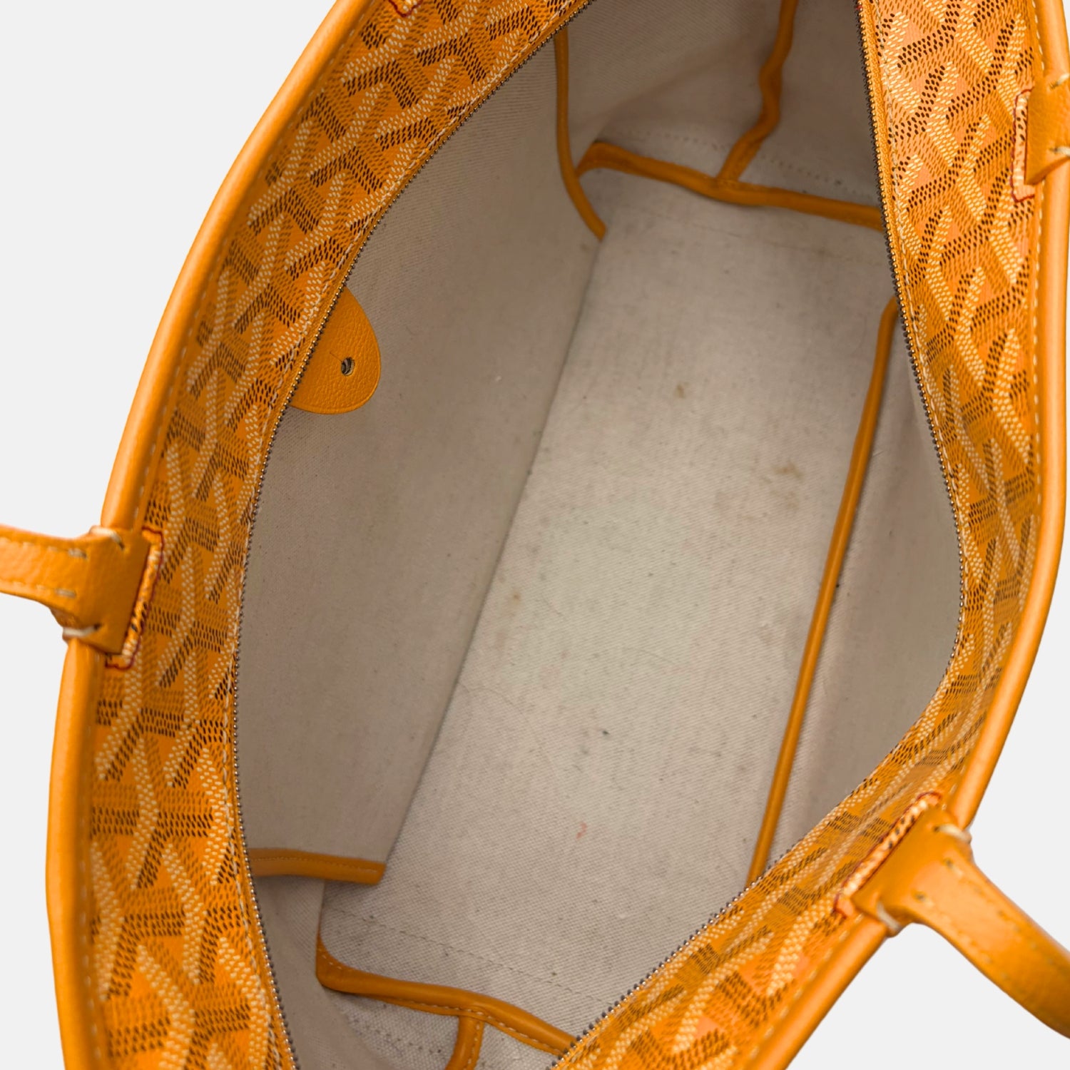 Artois PM Tote Yellow Goyardine Canvas