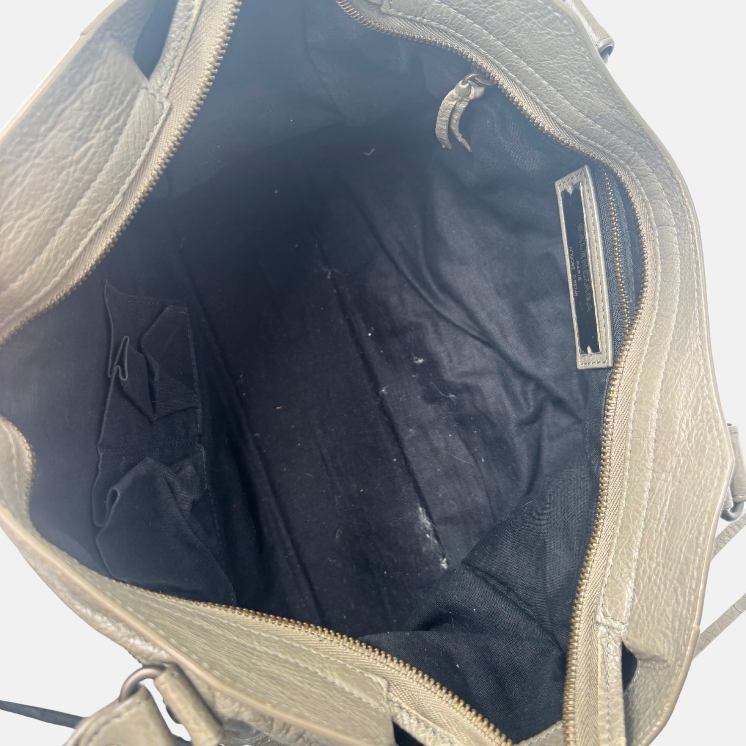 City Bag Pyrite Leather