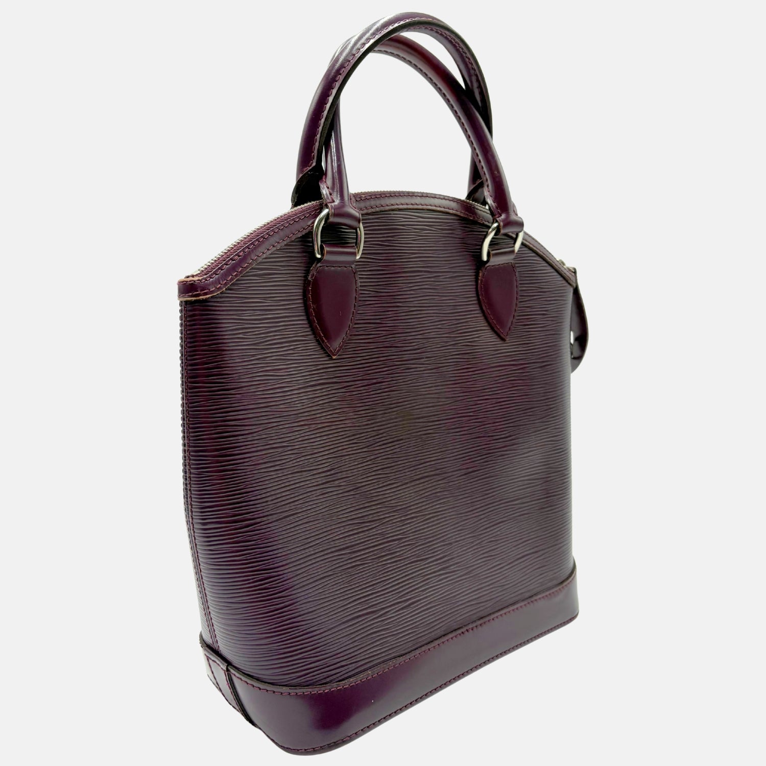 Epi Lockit PM Handbag Cassis