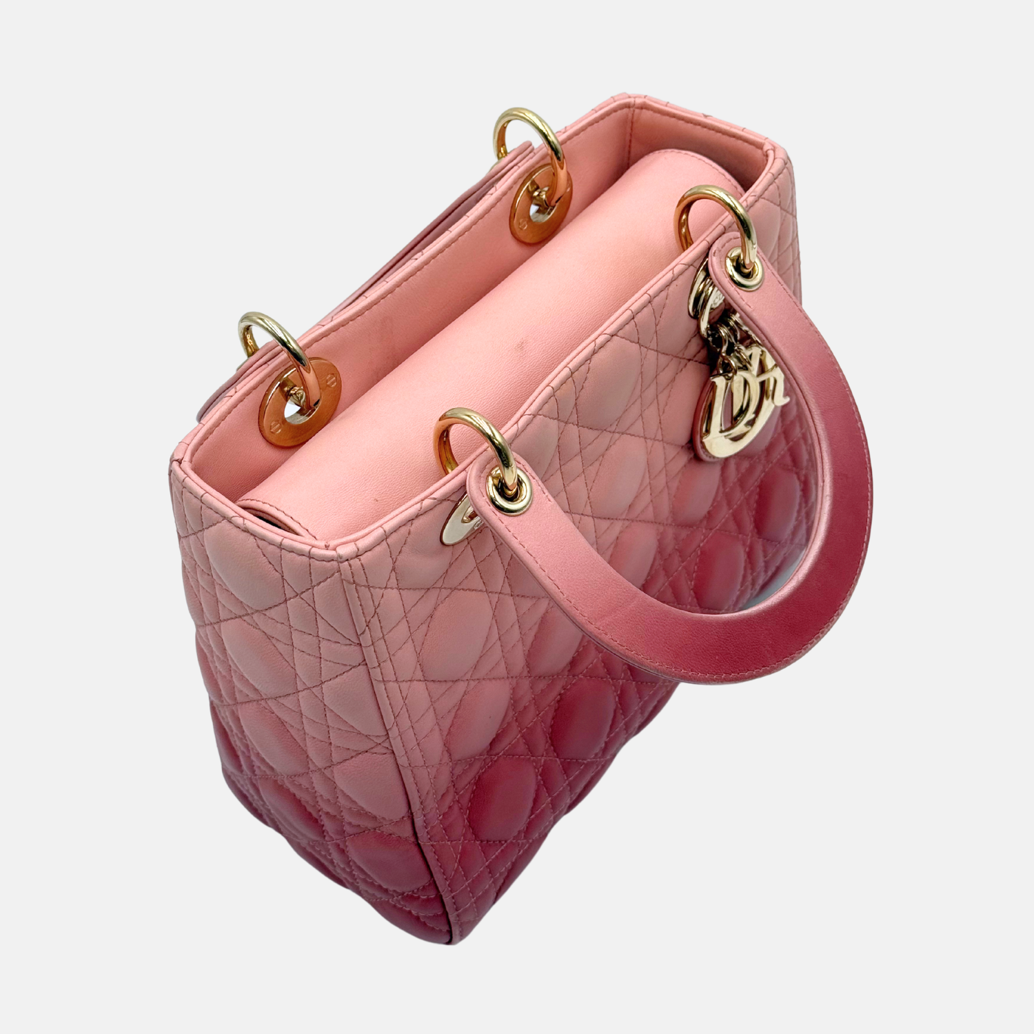Lady Dior Medium Ombre Pink