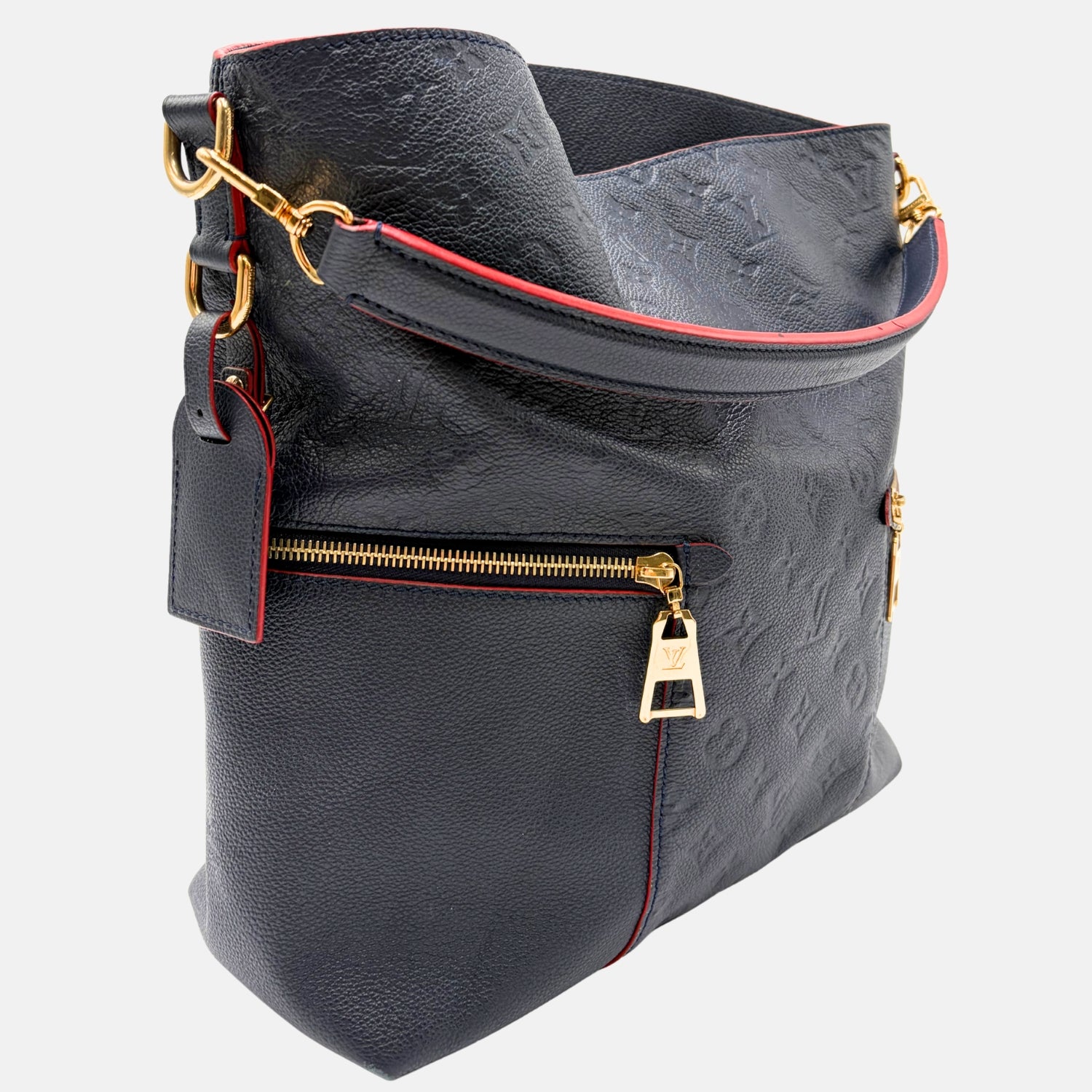 Melie Monogram Empreinte Blue/Red