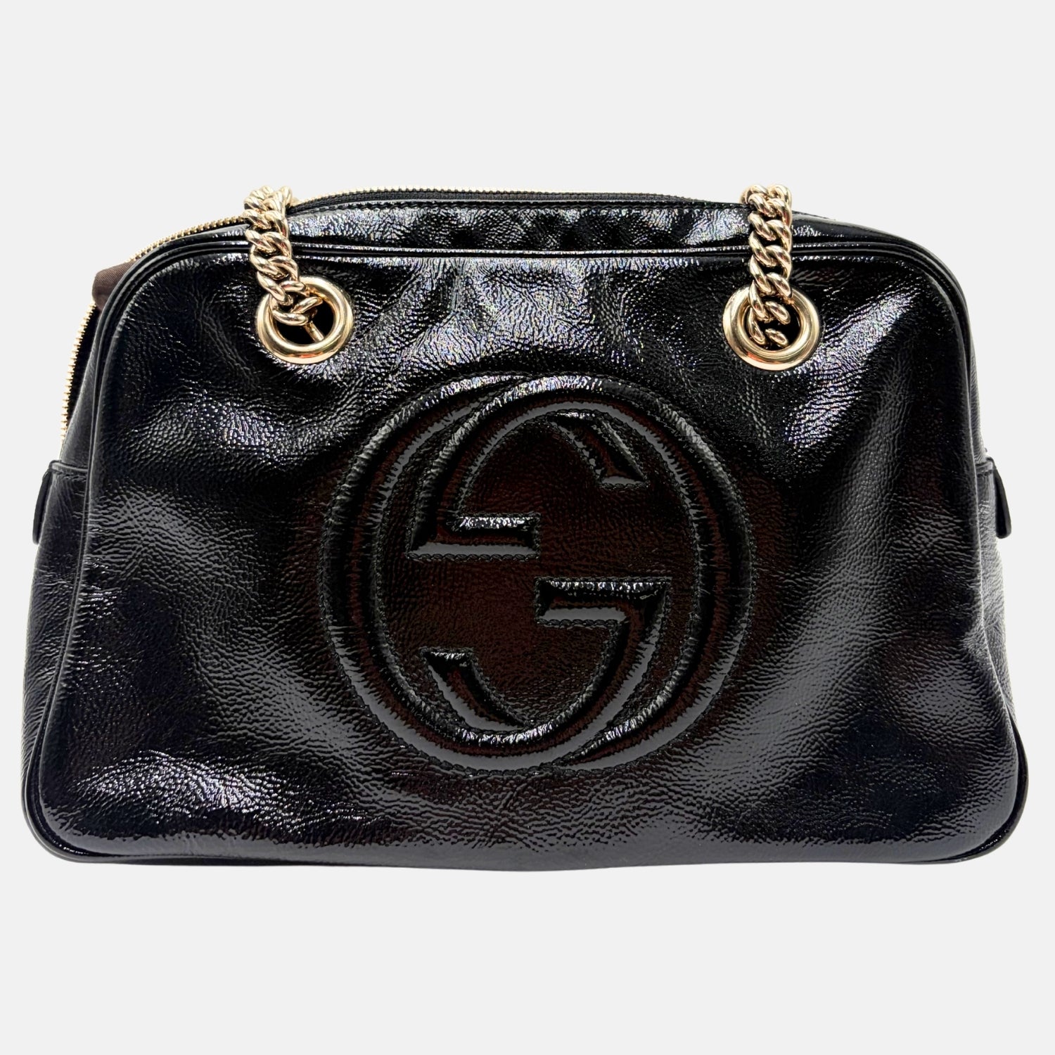 Soho Disco Bag Patent Black
