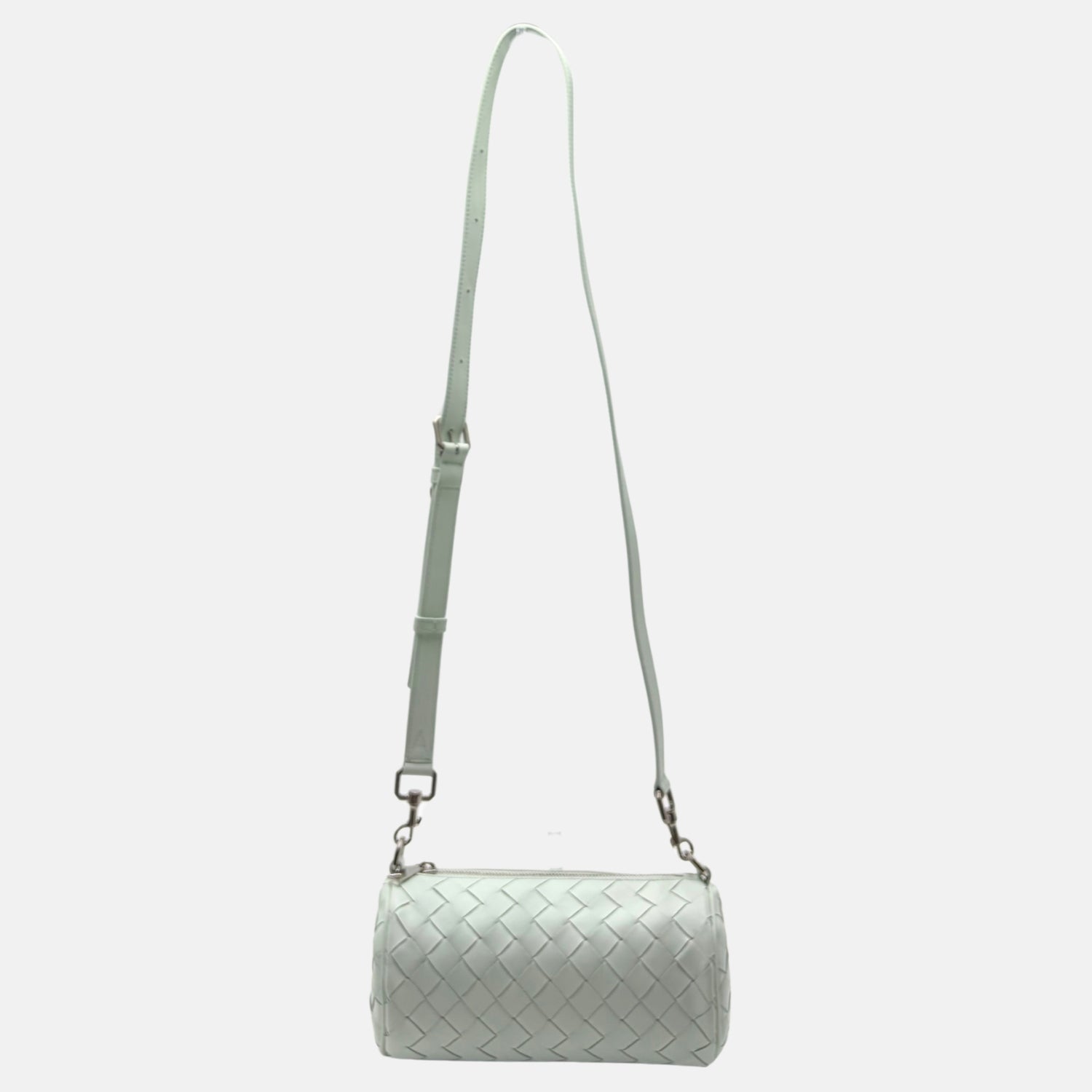Barrel Bag Glacier Intrecciato